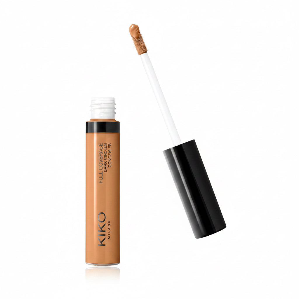 Full Coverage Dark Circles Concealer 21, Correttore Liquido per Contorno Occhi E Viso Ad Alta Coprenza, 21 Walnut