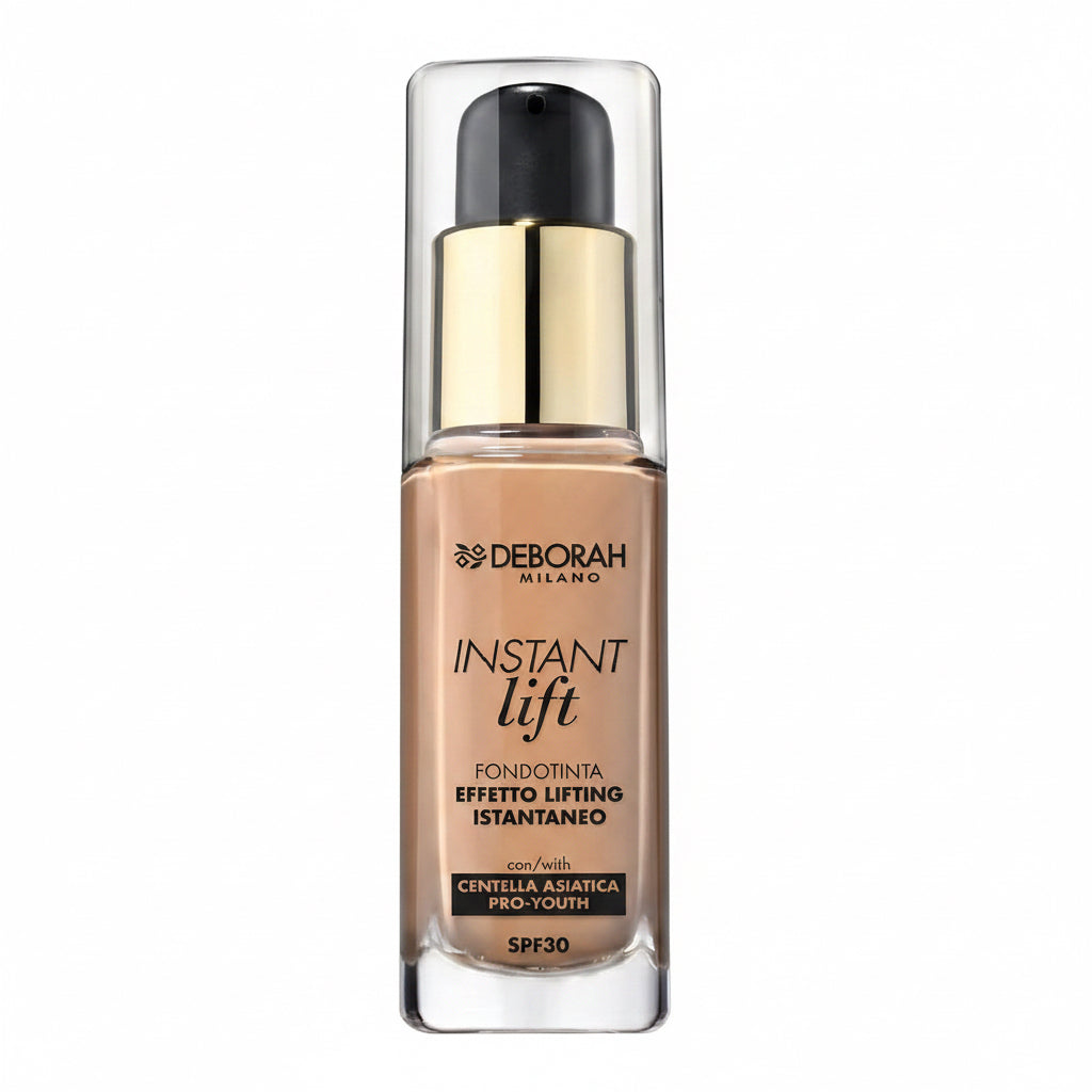 Fondotinta Instant Lift N.05 Amber SPF30, Lunga Tenuta, Effetto Lifting, Texture Fluida E Leggera, Con Polveri Soft Focus Che Donano Radiosità Istantanea