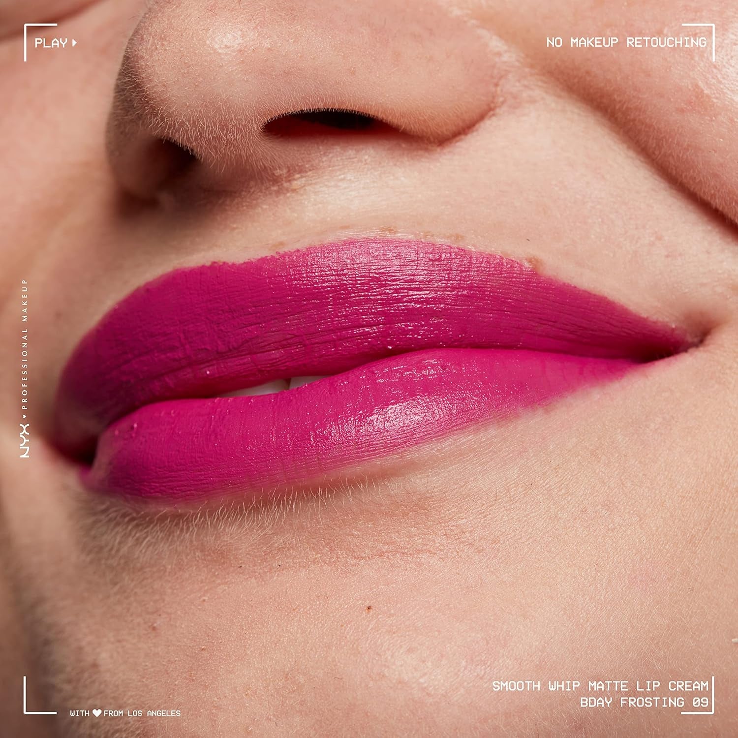 NYX Professional Makeup Rossetto Liquido, Tinta Labbra Matte, Tonalità Ultra-Vibranti, Con Burro Di Karité E Burro Di Cacao, Smooth Whip, Tonalità: Pillow Fight