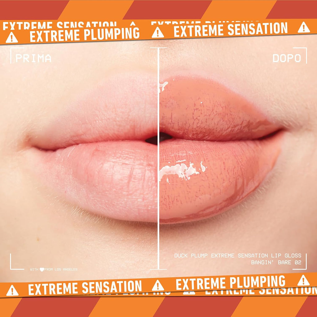 NYX Professional Makeup Gloss Rimpolpante, Altamente Pigmentato, Volume Immediato E Duraturo, Arricchito Con Zenzero Piccante, Duck Plump, Tonalità: Clearly Spicy, 6,8 Ml