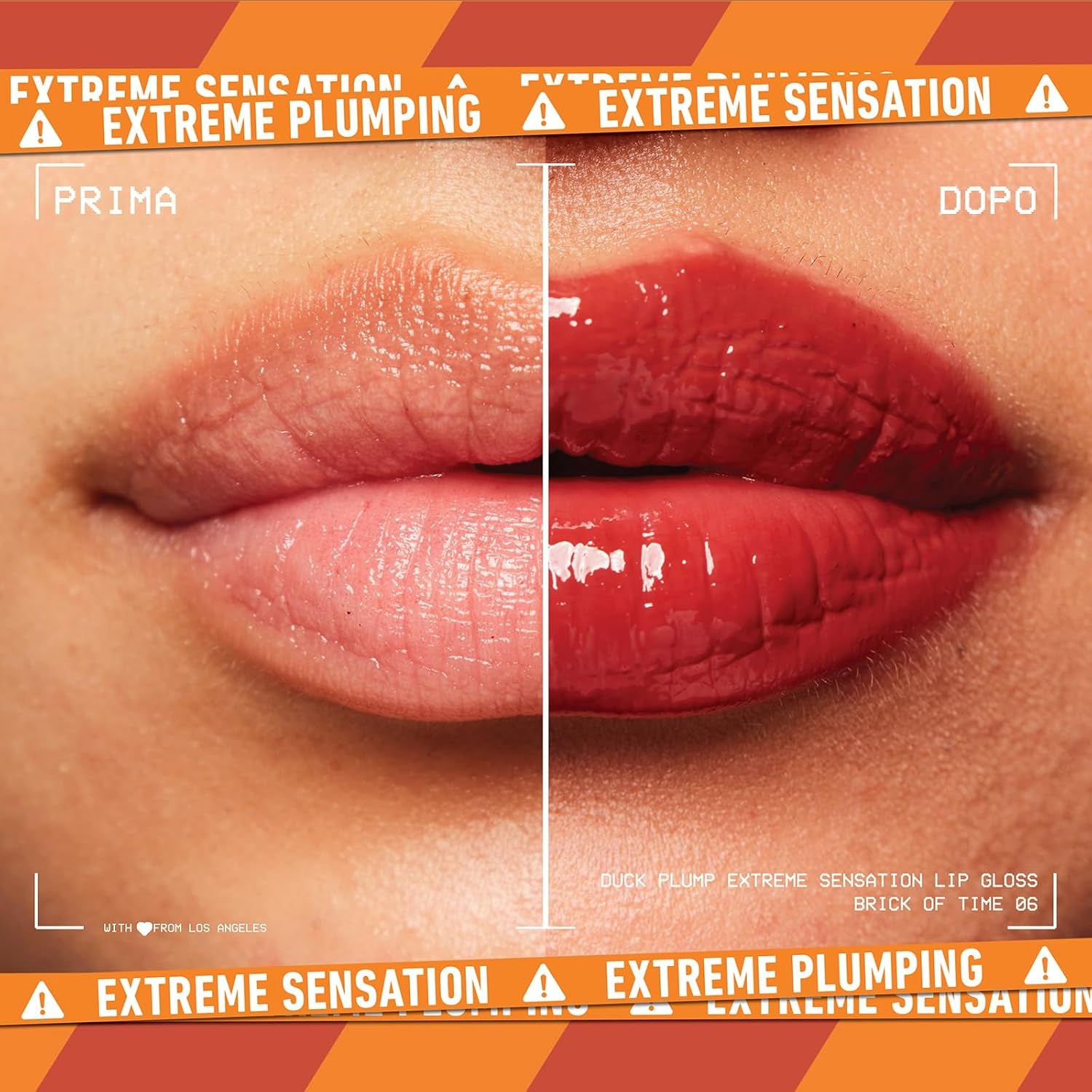 NYX Professional Makeup Gloss Rimpolpante, Altamente Pigmentato, Volume Immediato E Duraturo, Arricchito Con Zenzero Piccante, Duck Plump, Tonalità: Brick of Time, 6,8 Ml