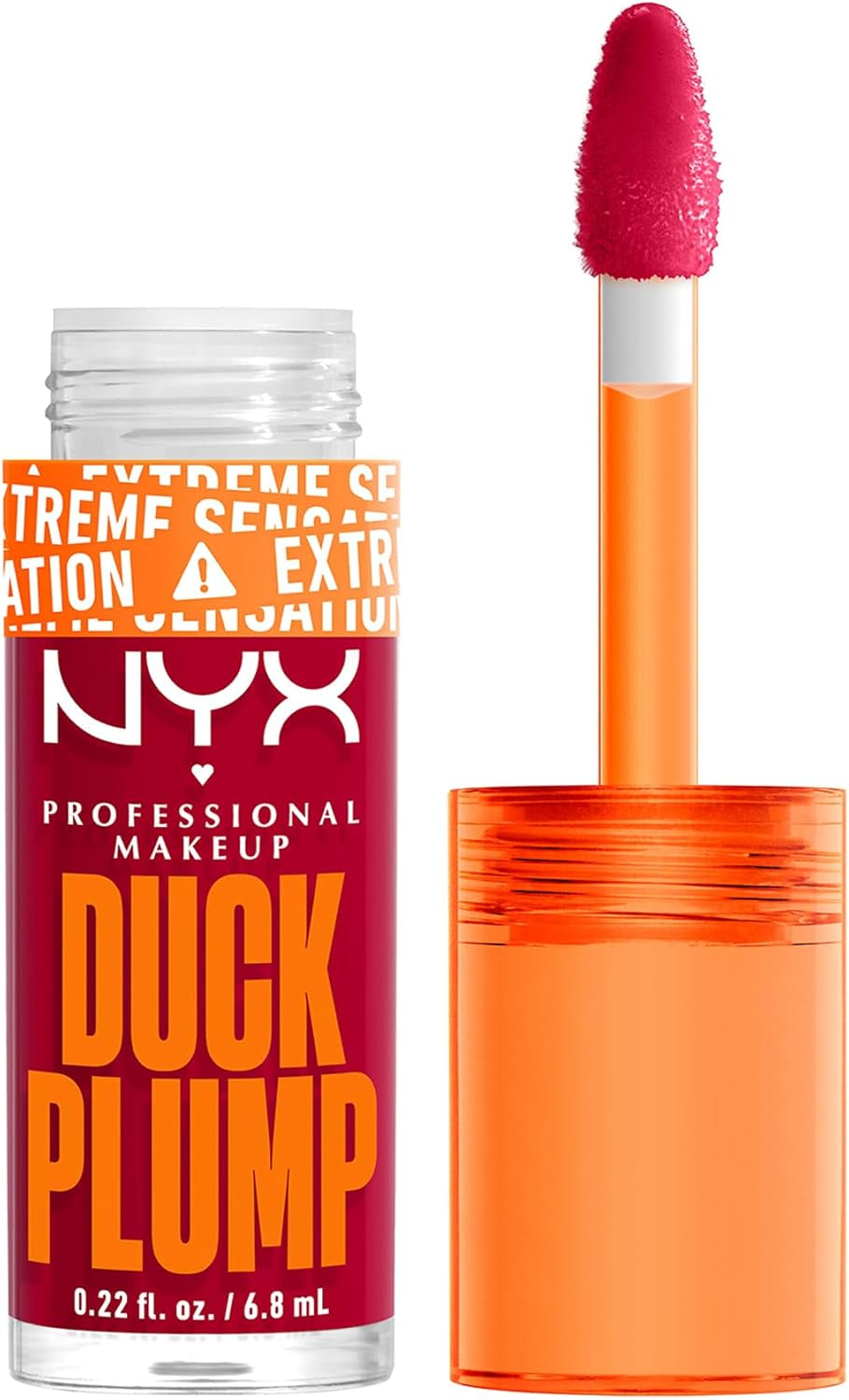 NYX Professional Makeup Gloss Rimpolpante, Altamente Pigmentato, Volume Immediato E Duraturo, Arricchito Con Zenzero Piccante, Duck Plump, Tonalità: Brick of Time, 6,8 Ml
