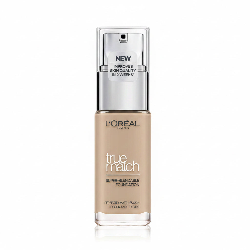 L'Oréal Paris Make Up, Fondotinta Liquido Con Ialuronico E Aloe Vera, Perfect Match Make Up, N. 2.N Vanilla, 30 Ml