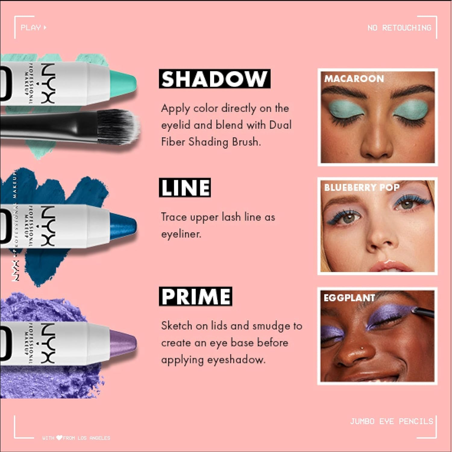 NYX Professional Makeup Jumbo Eye Pencil - 641 Bluberry Pop