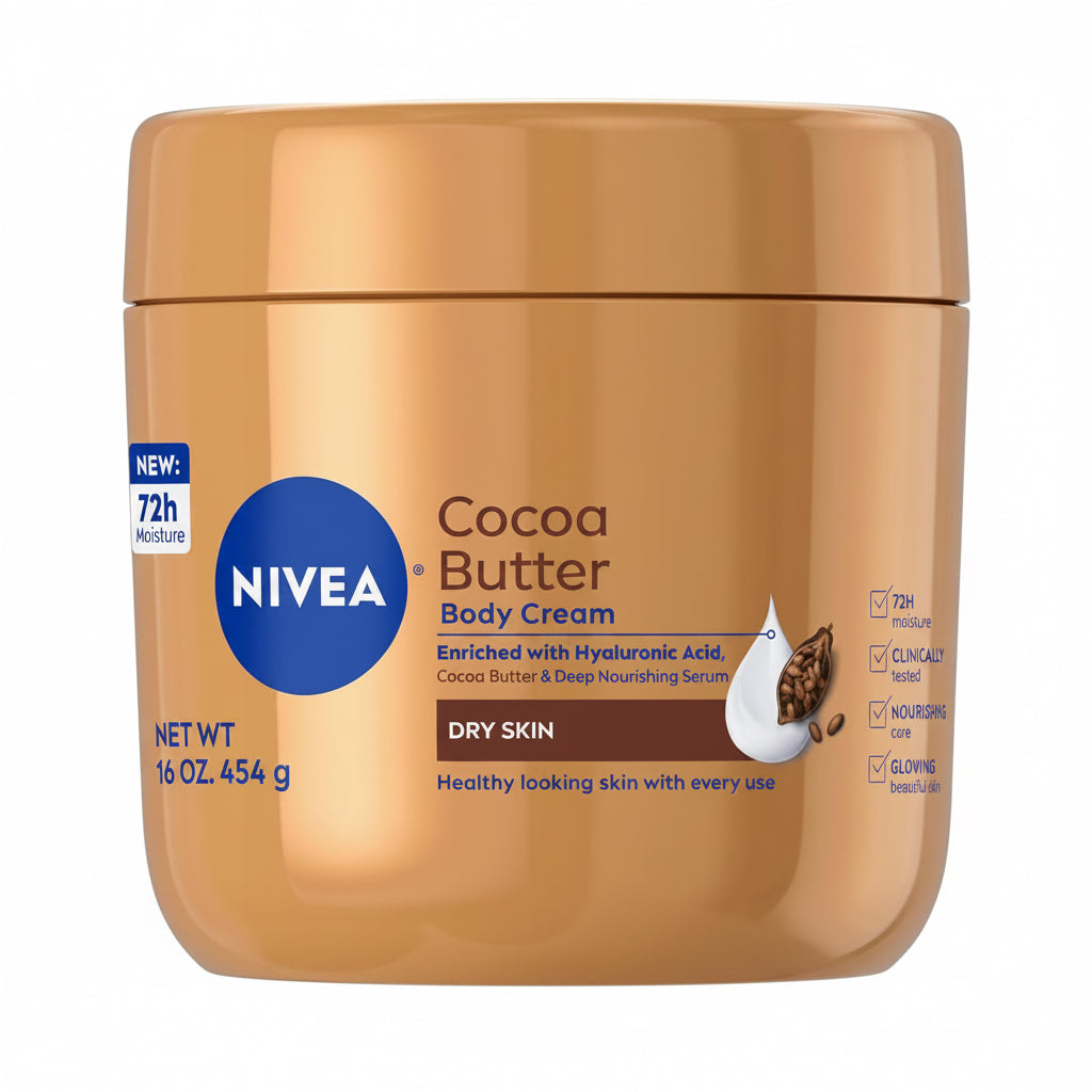 - Crema per Il Corpo Al Burro Di Cacao, 439 G