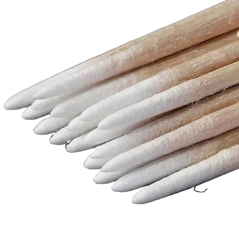 100Pcs Nails Wood Swab Clean Sticks Bud Tip Wooden Cotton Head Manicure Detail Corrector Nail Polish Remover Art Tool