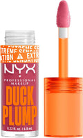 NYX Professional Makeup Gloss Rimpolpante, Altamente Pigmentato, Volume Immediato E Duraturo, Arricchito Con Zenzero Piccante, Duck Plump, Tonalità: Brick of Time, 6,8 Ml