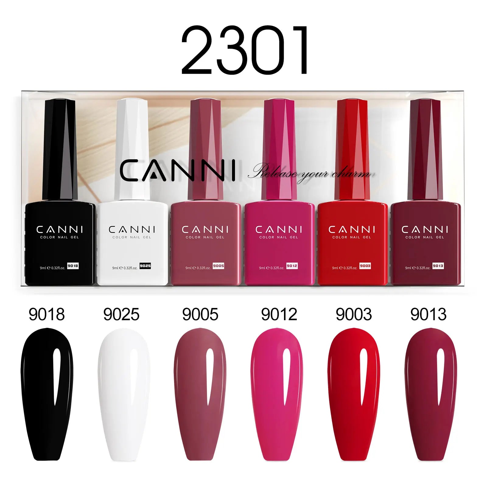 CANNI Set Gel Polish 6pcs