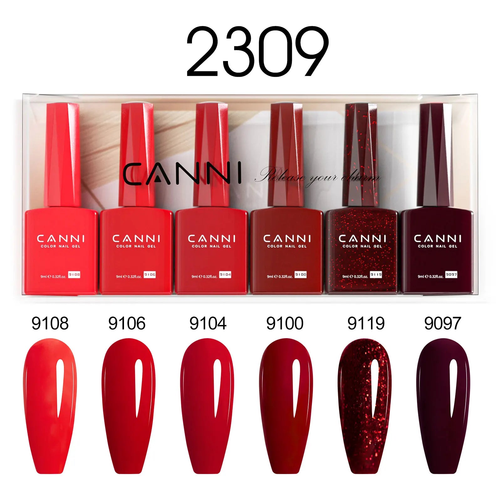 CANNI Set di smalti gel per unghie