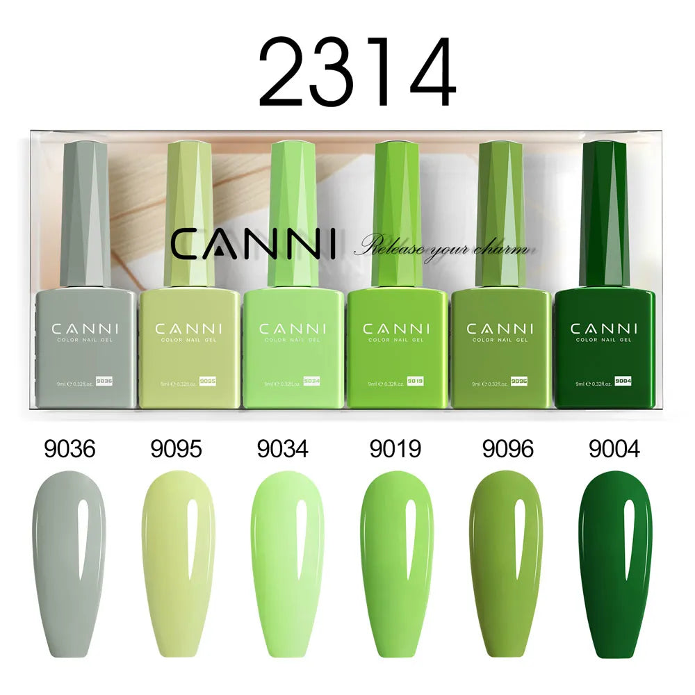 CANNI Set di smalti gel per unghie