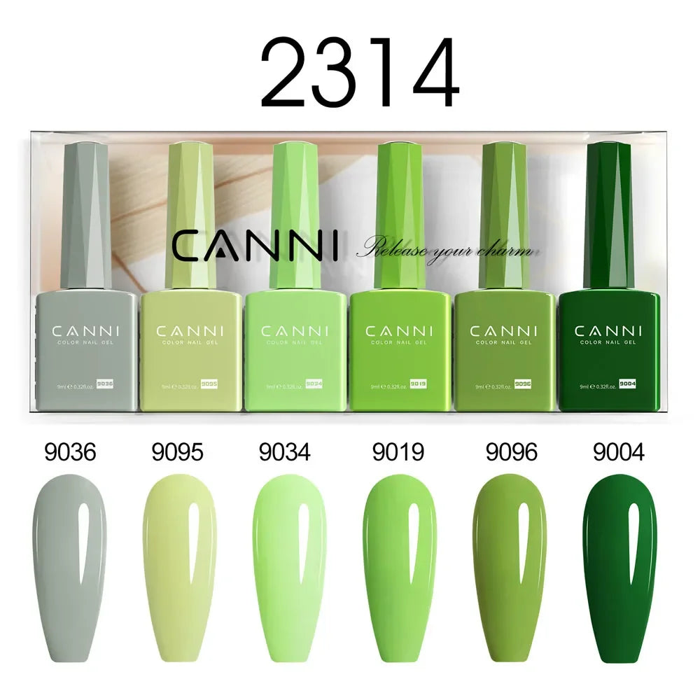 CANNI Set Gel Polish 6pcs