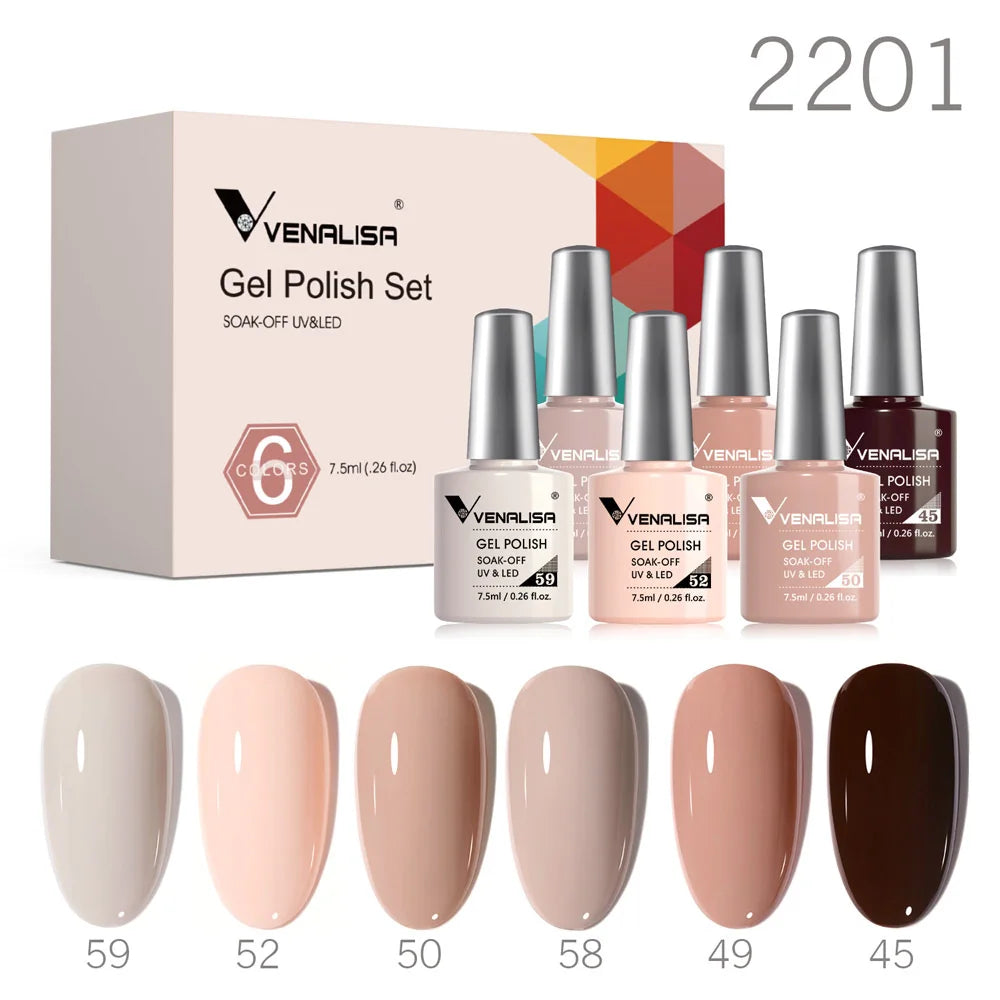 VENALISA Kit Gel Polish 6pcs
