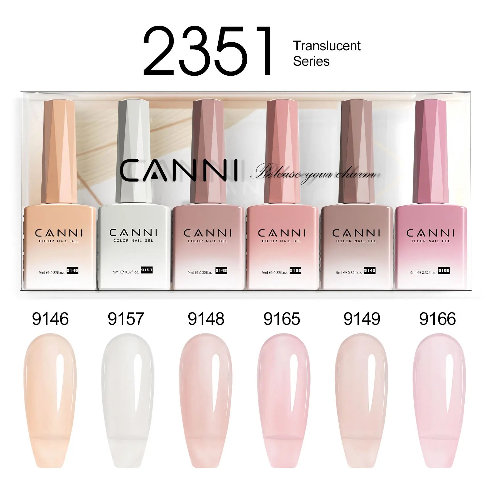CANNI Set Gel Polish 6pcs