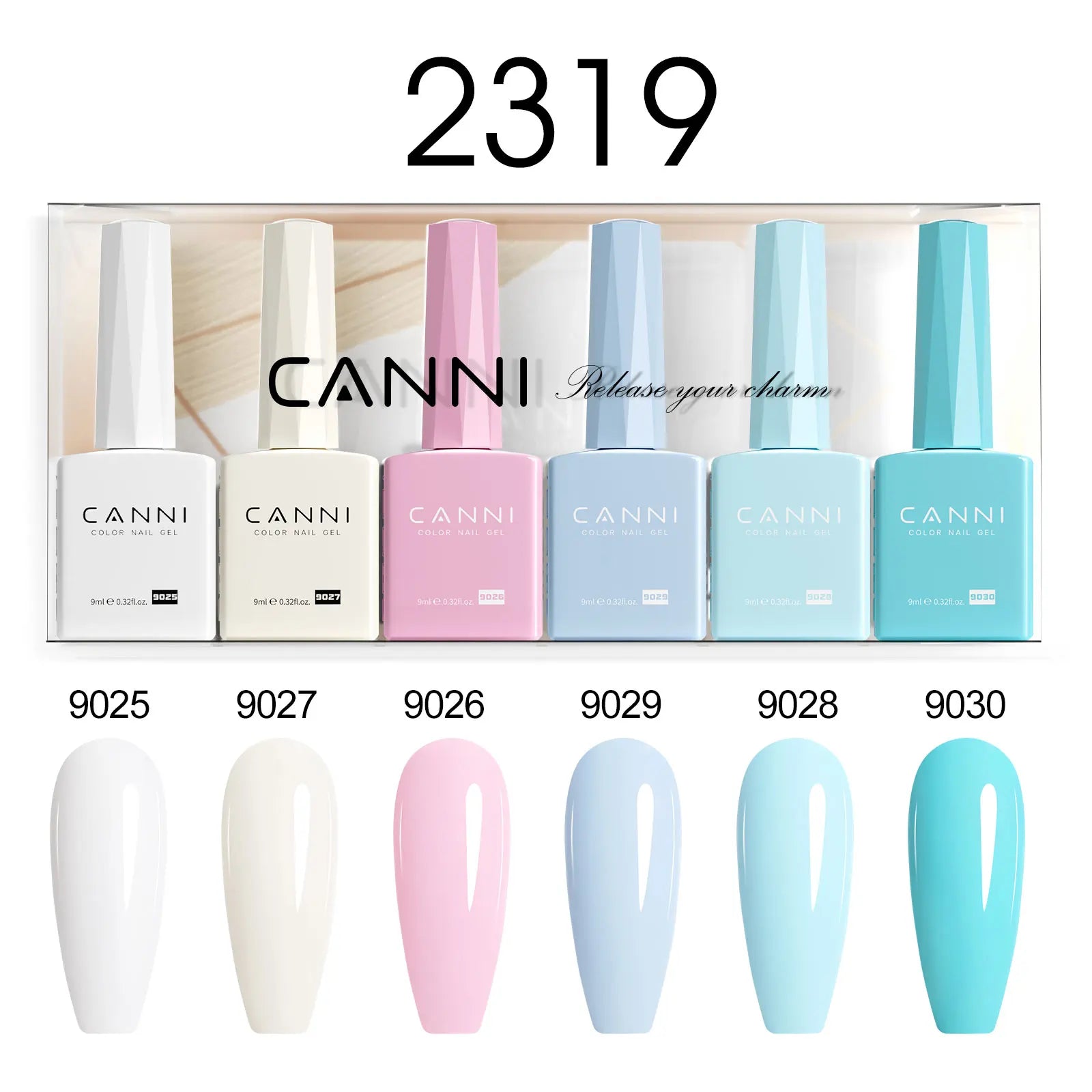 CANNI Set di smalti gel per unghie