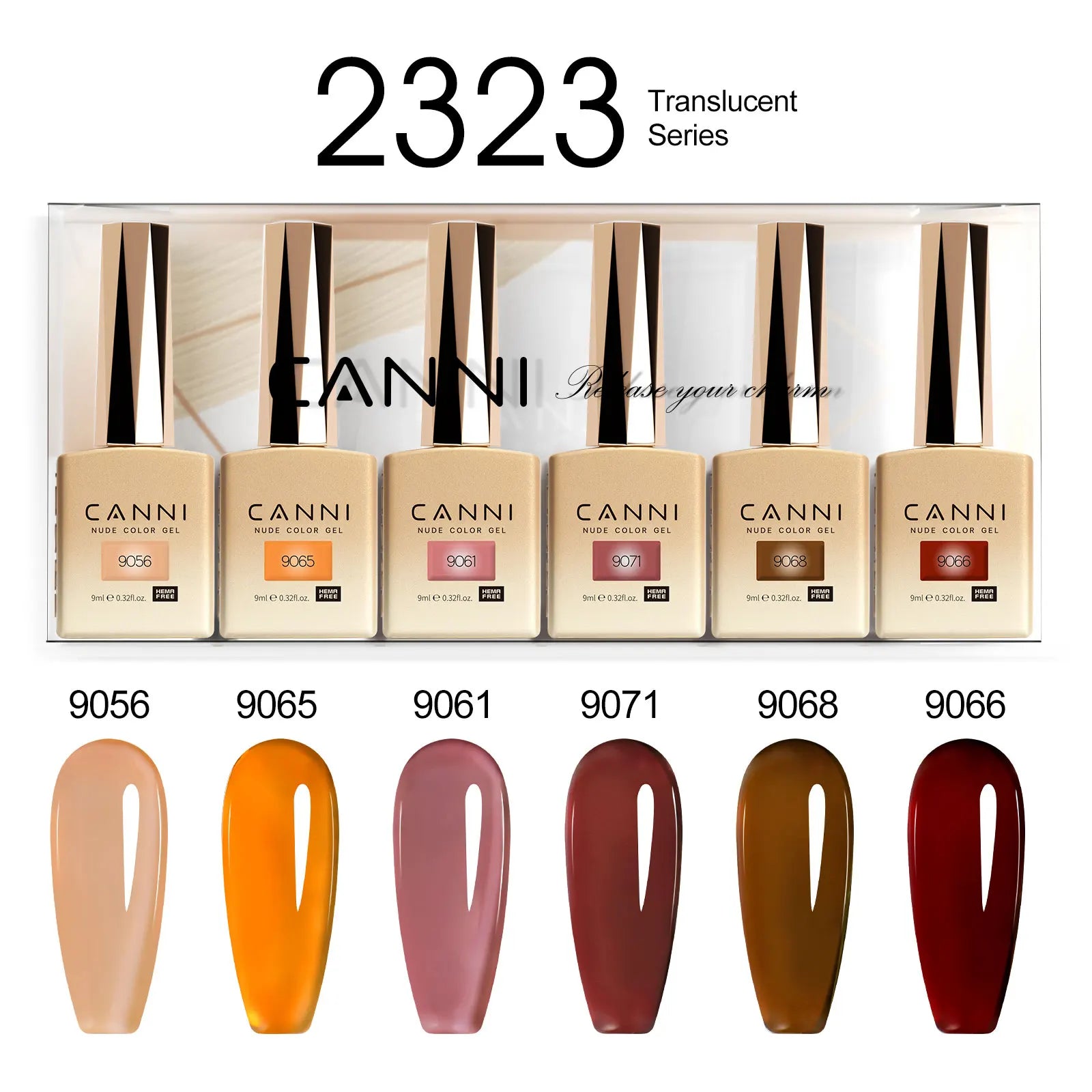 CANNI Set di smalti gel per unghie