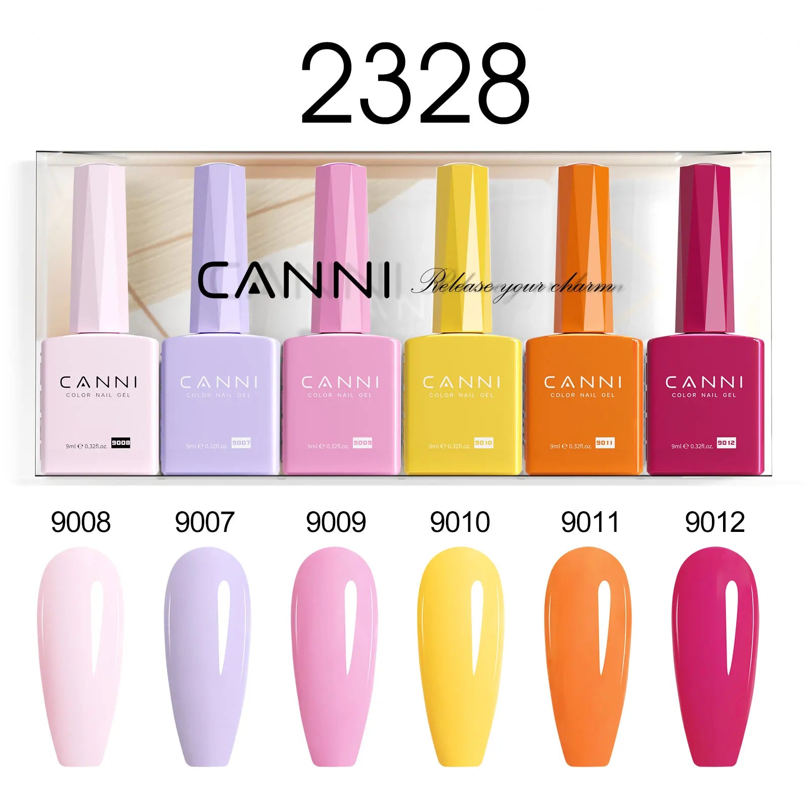 CANNI Set di smalti gel per unghie