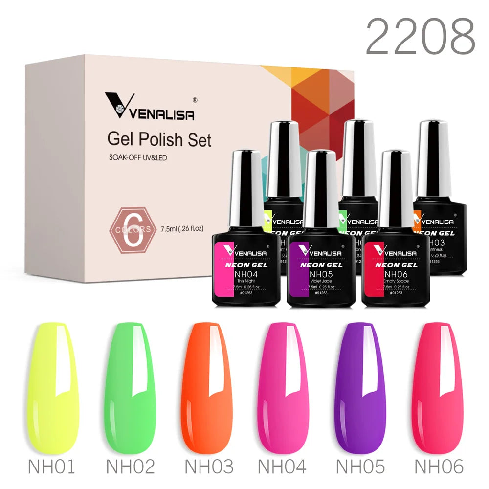 VENALISA Kit Gel Polish 6pcs