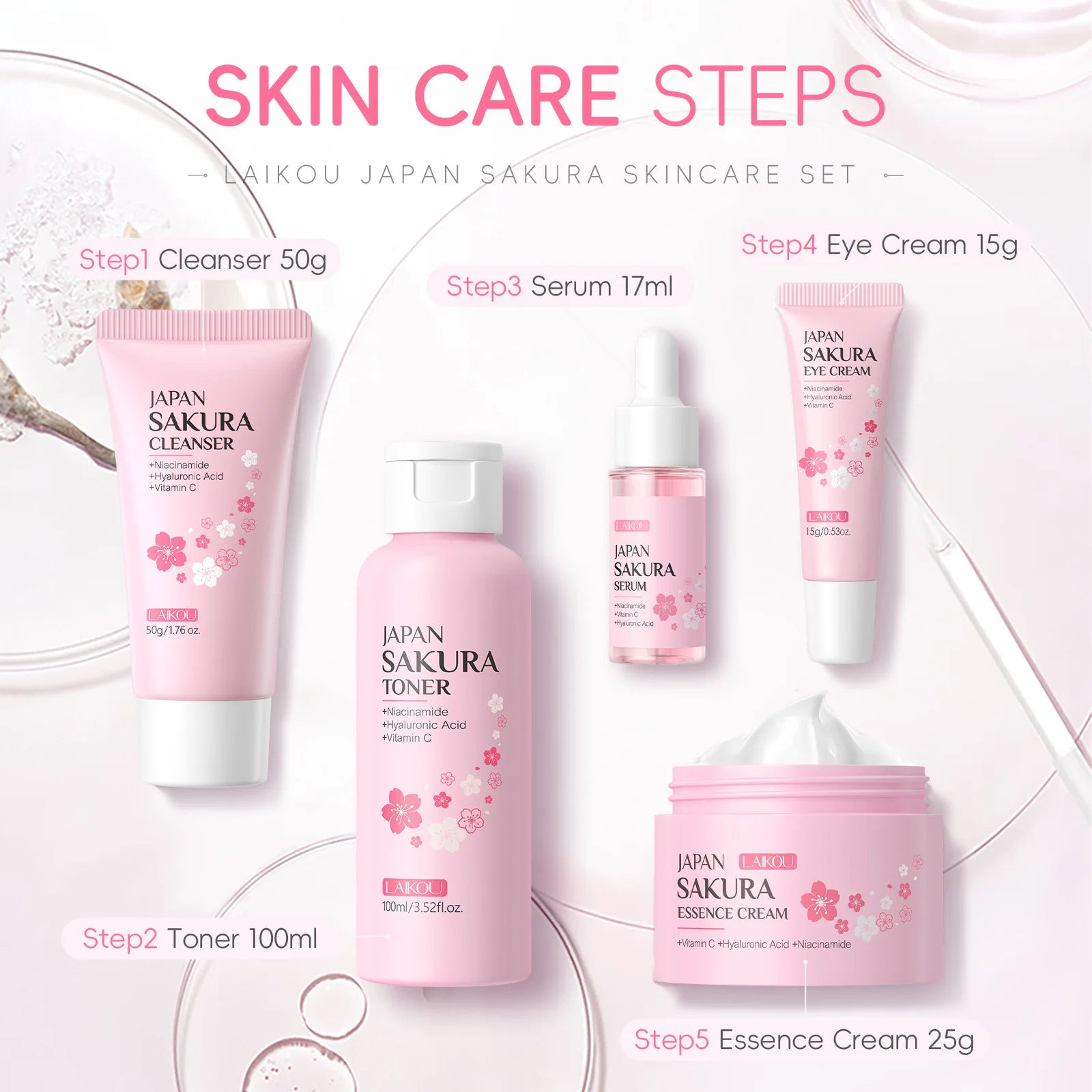 LAIKOU Sakura Set
