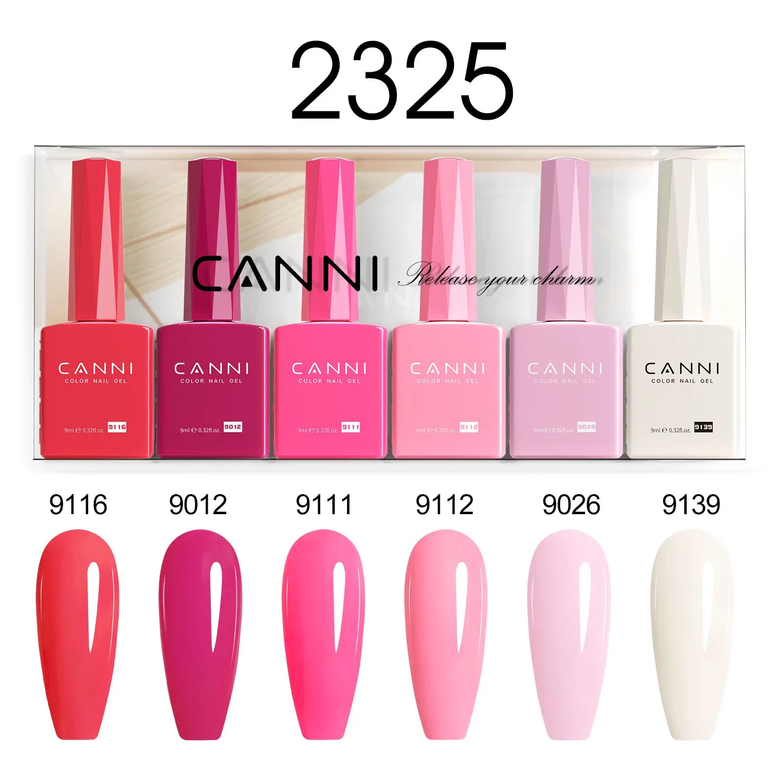 CANNI Set Gel Polish 6pcs