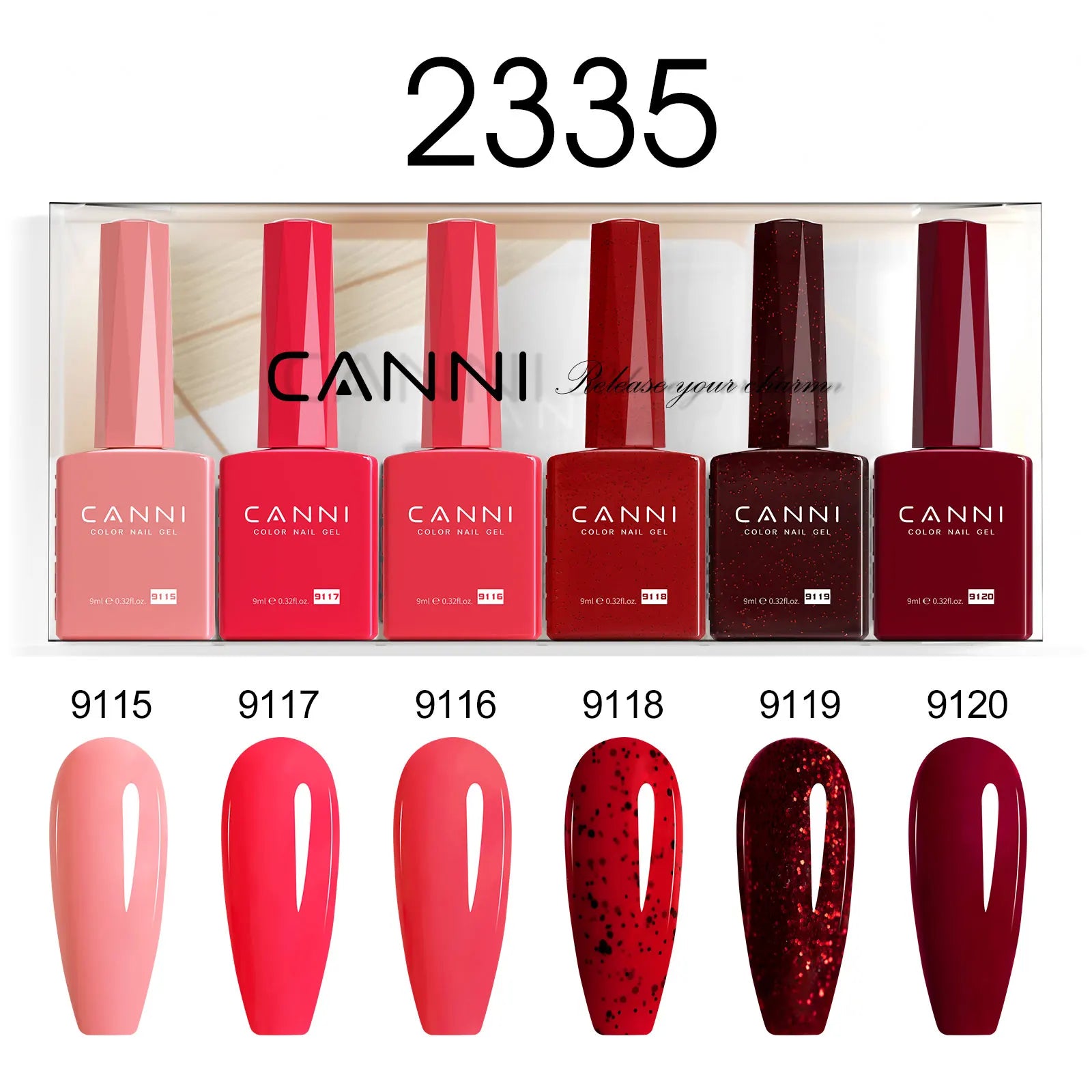 CANNI Set di smalti gel per unghie