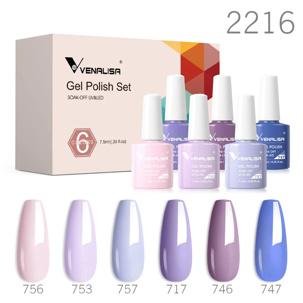 VENALISA Kit Gel Polish 6pcs