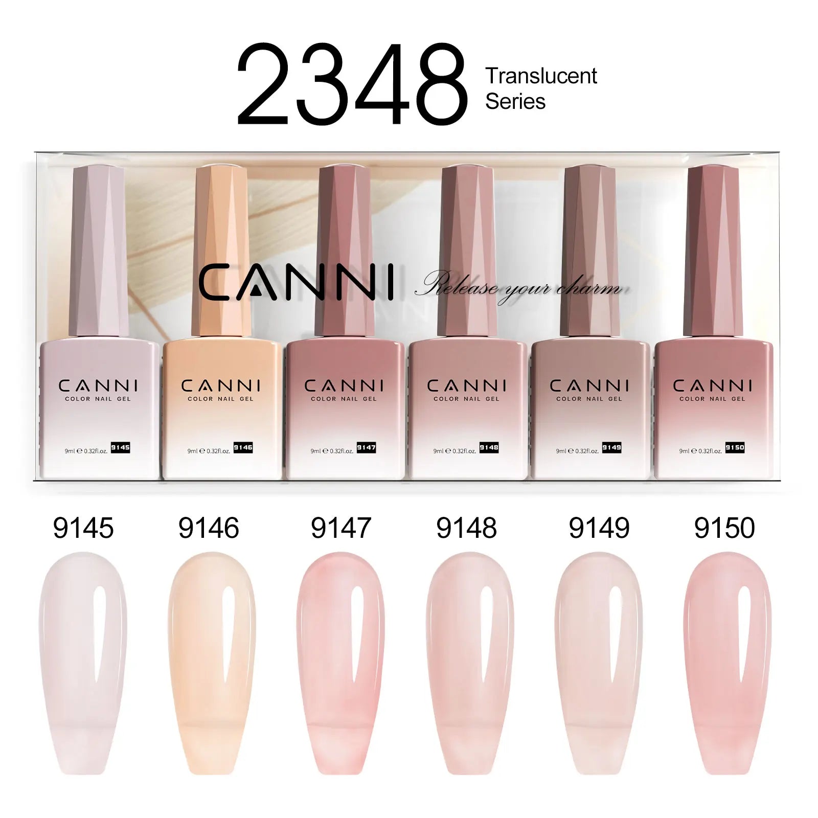 CANNI Set Gel Polish 6pcs