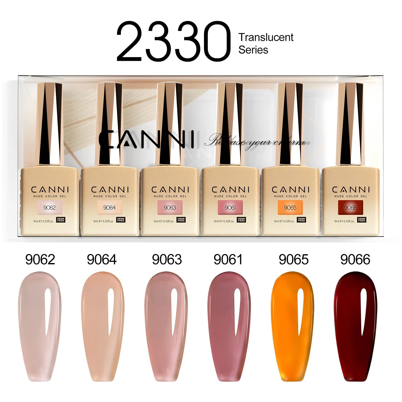 CANNI Set Gel Polish 6pcs