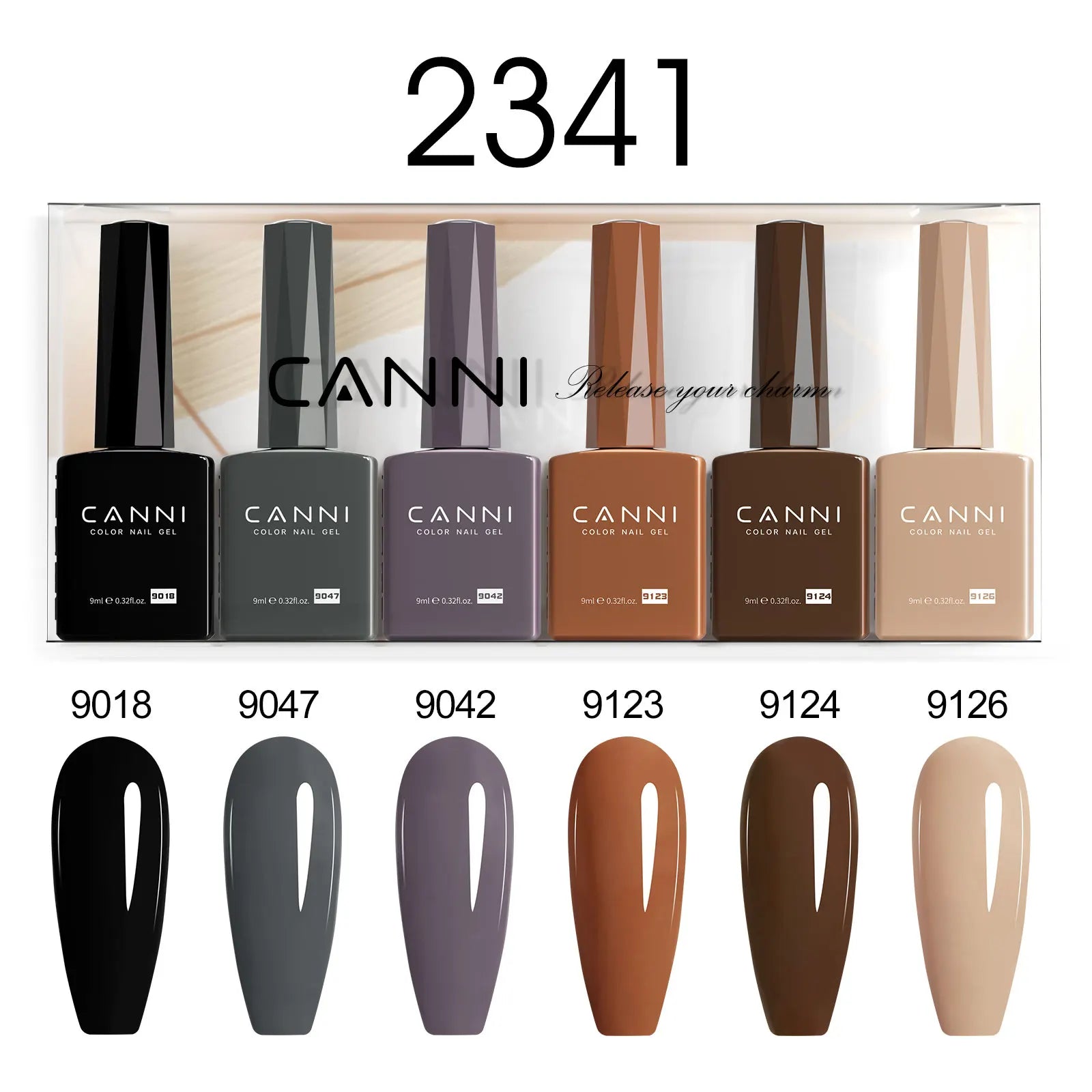 CANNI Set di smalti gel per unghie