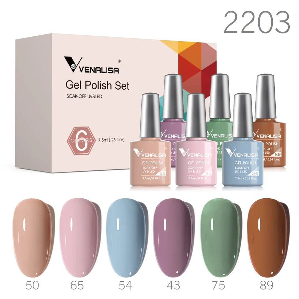 VENALISA Kit Gel Polish 6pcs