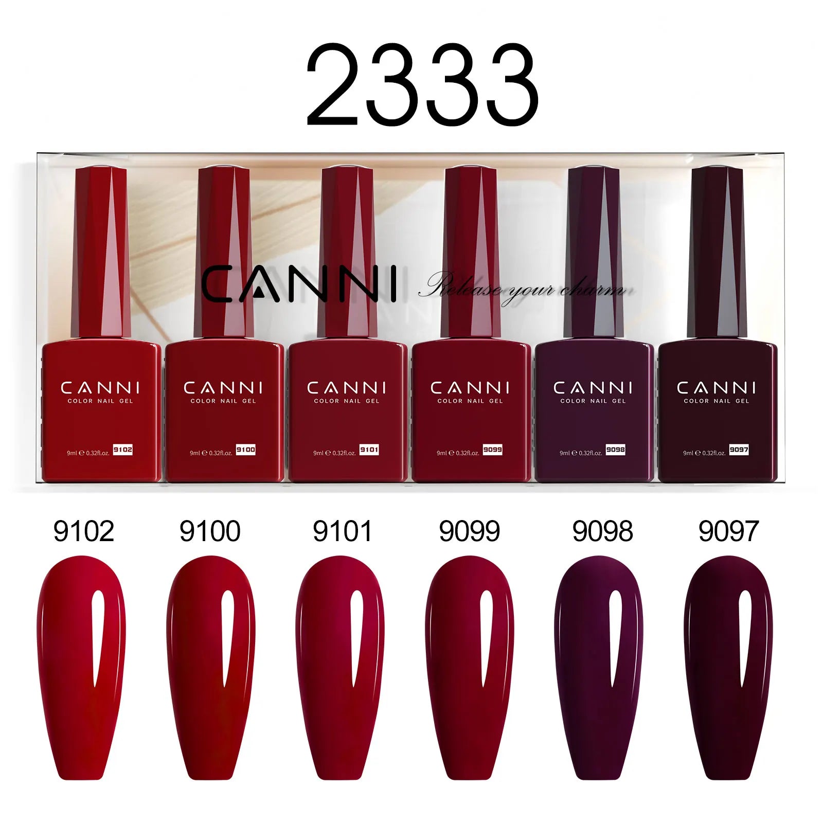 CANNI Set Gel Polish 6pcs