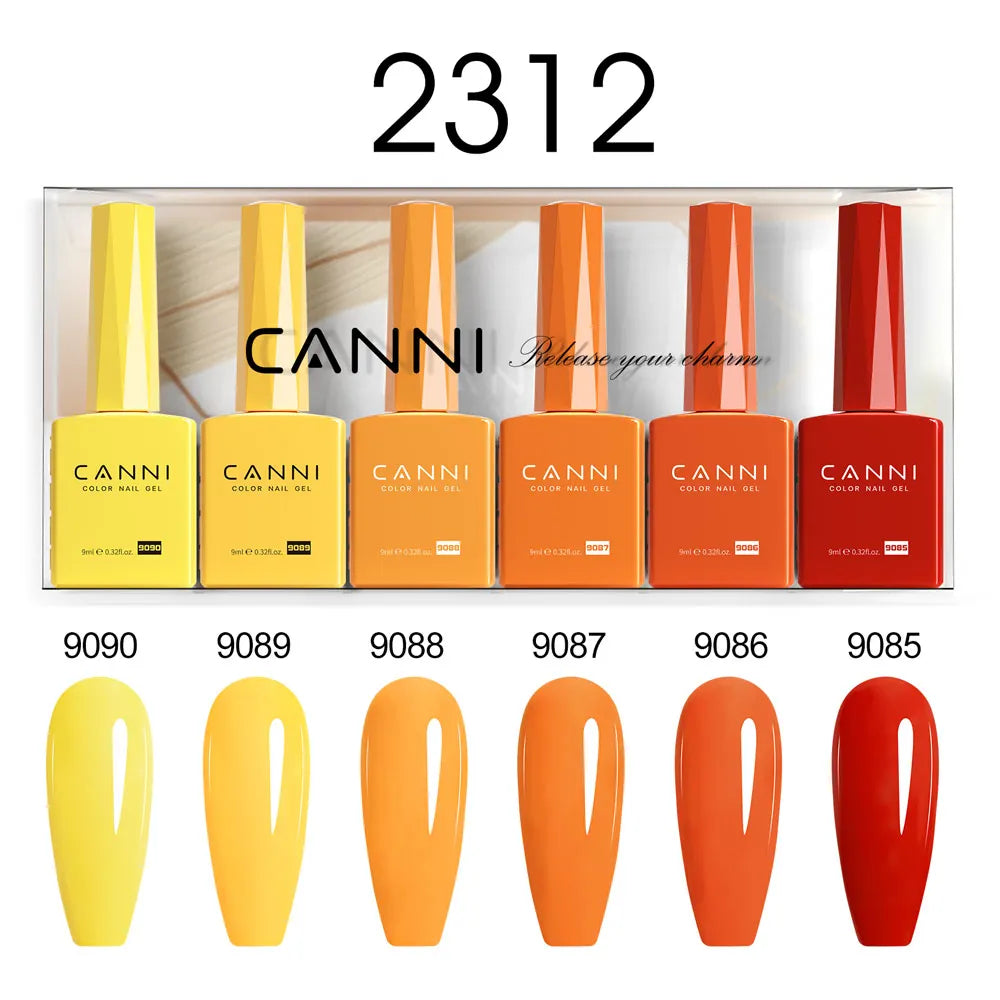 CANNI Set di smalti gel per unghie