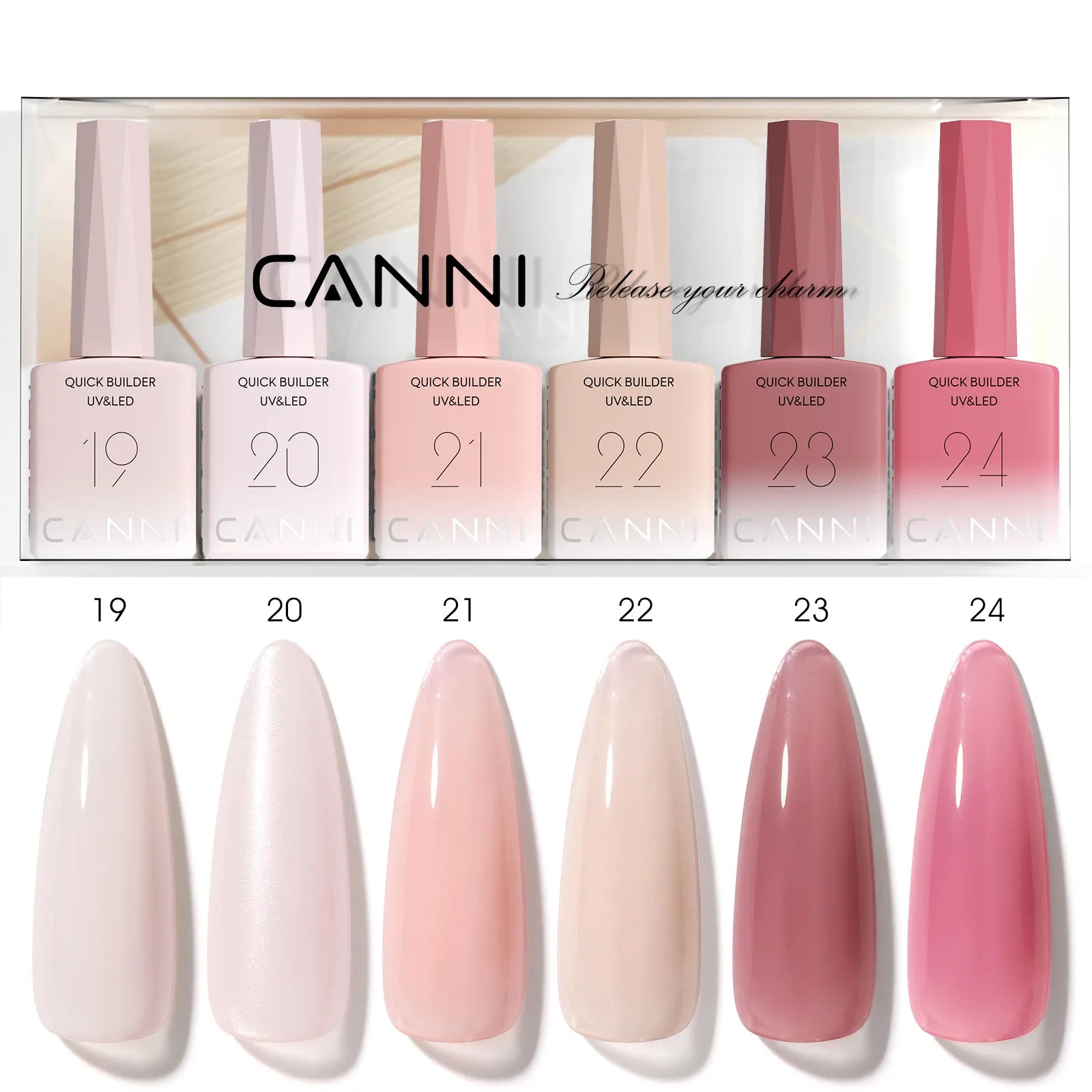 CANNI Set Gel Polish 6pcs