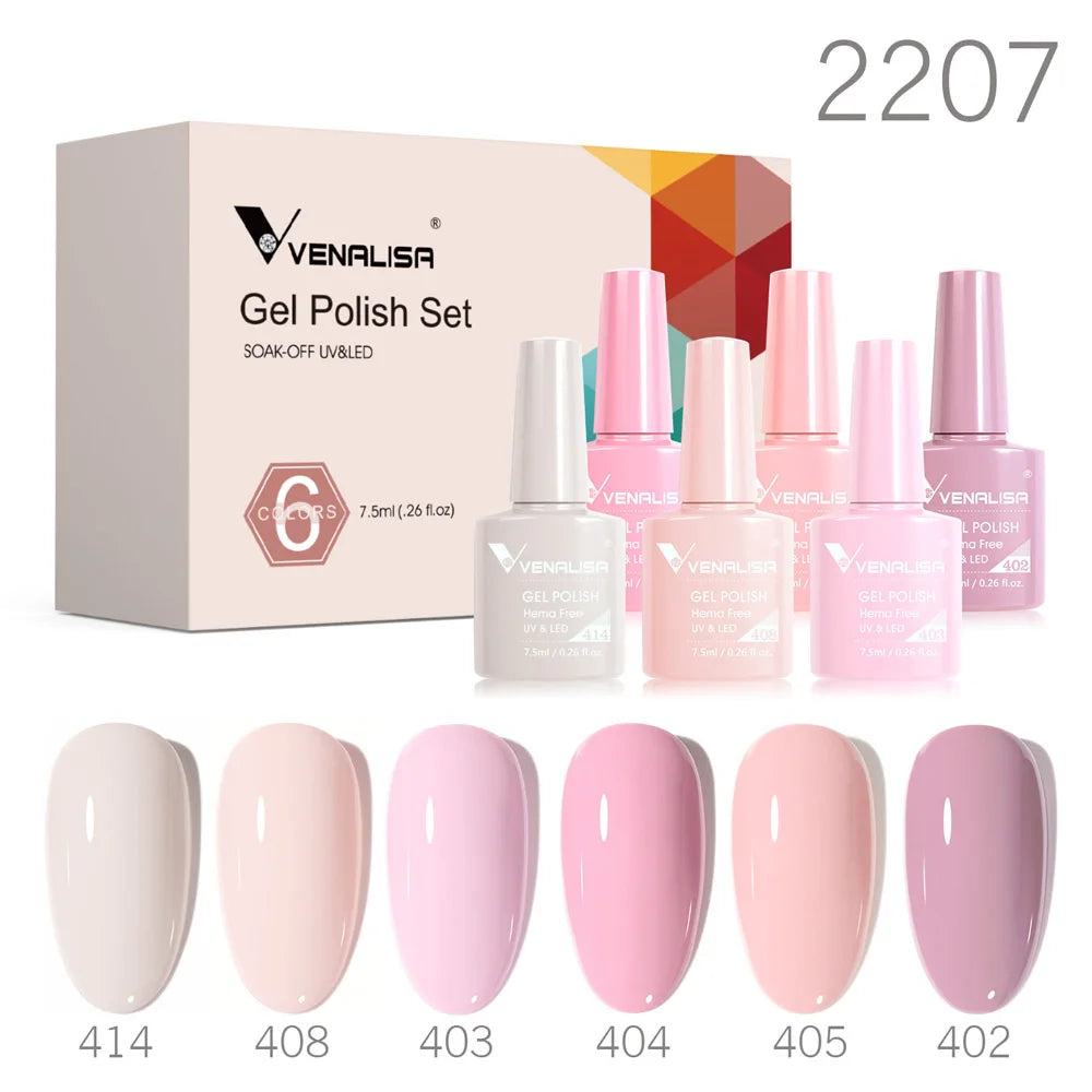 VENALISA Kit Gel Polish 6pcs