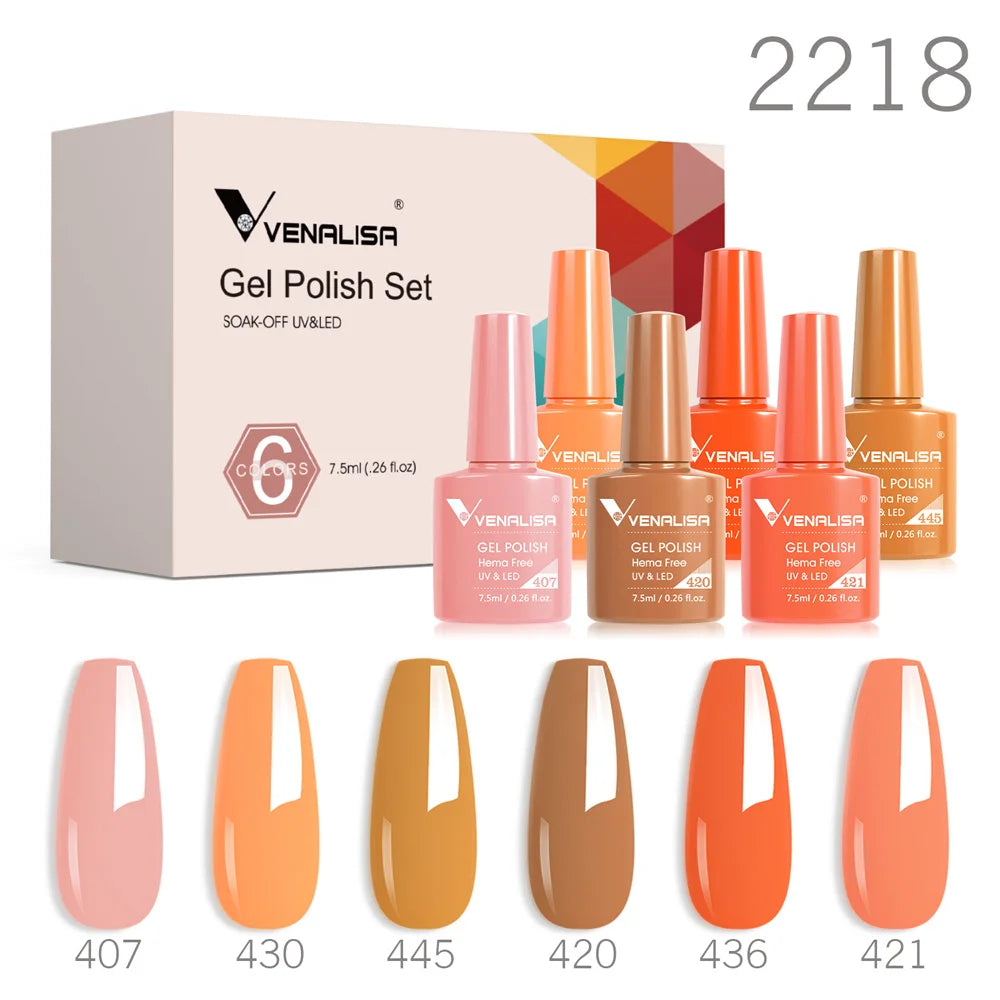 VENALISA Kit Gel Polish 6pcs