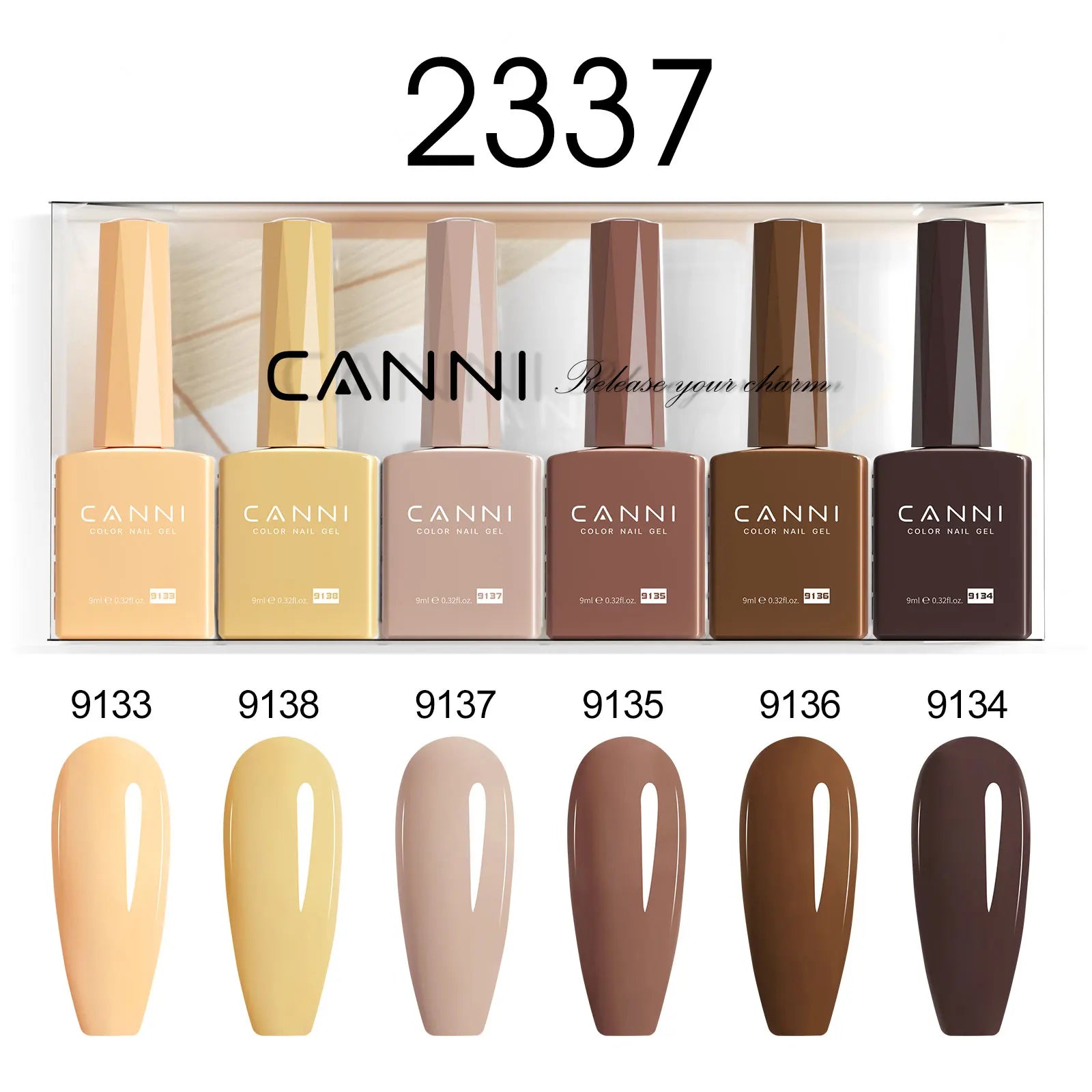 CANNI Set di smalti gel per unghie