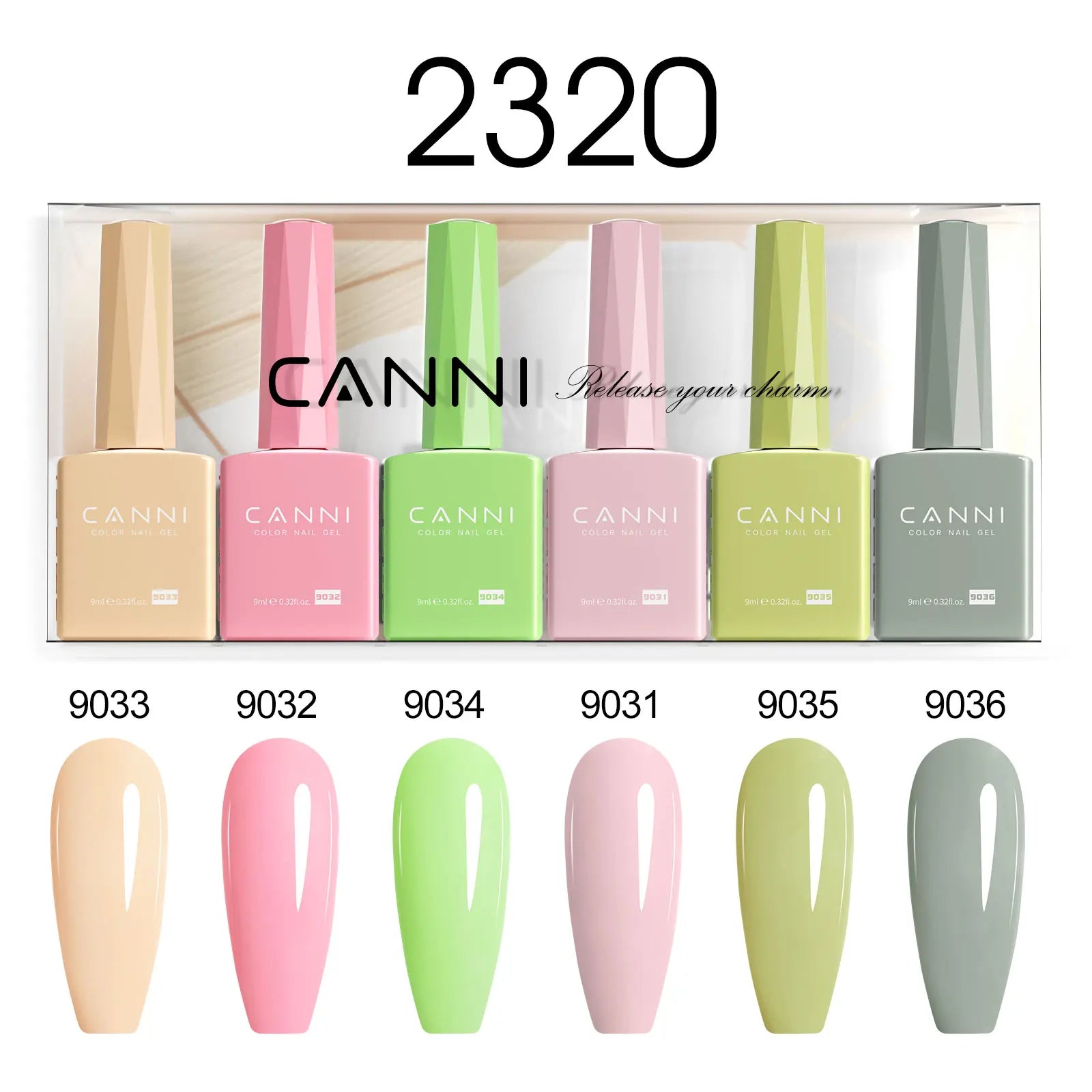 CANNI Set di smalti gel per unghie