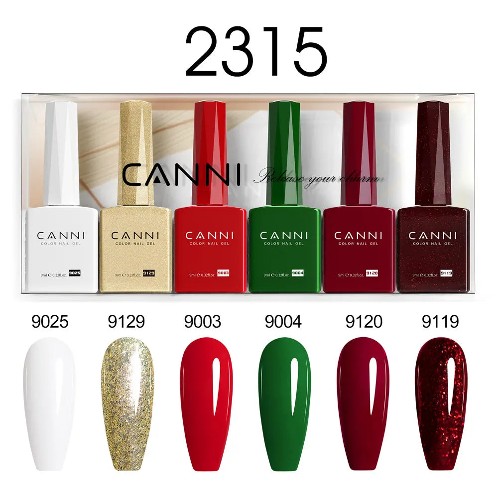 CANNI Set di smalti gel per unghie