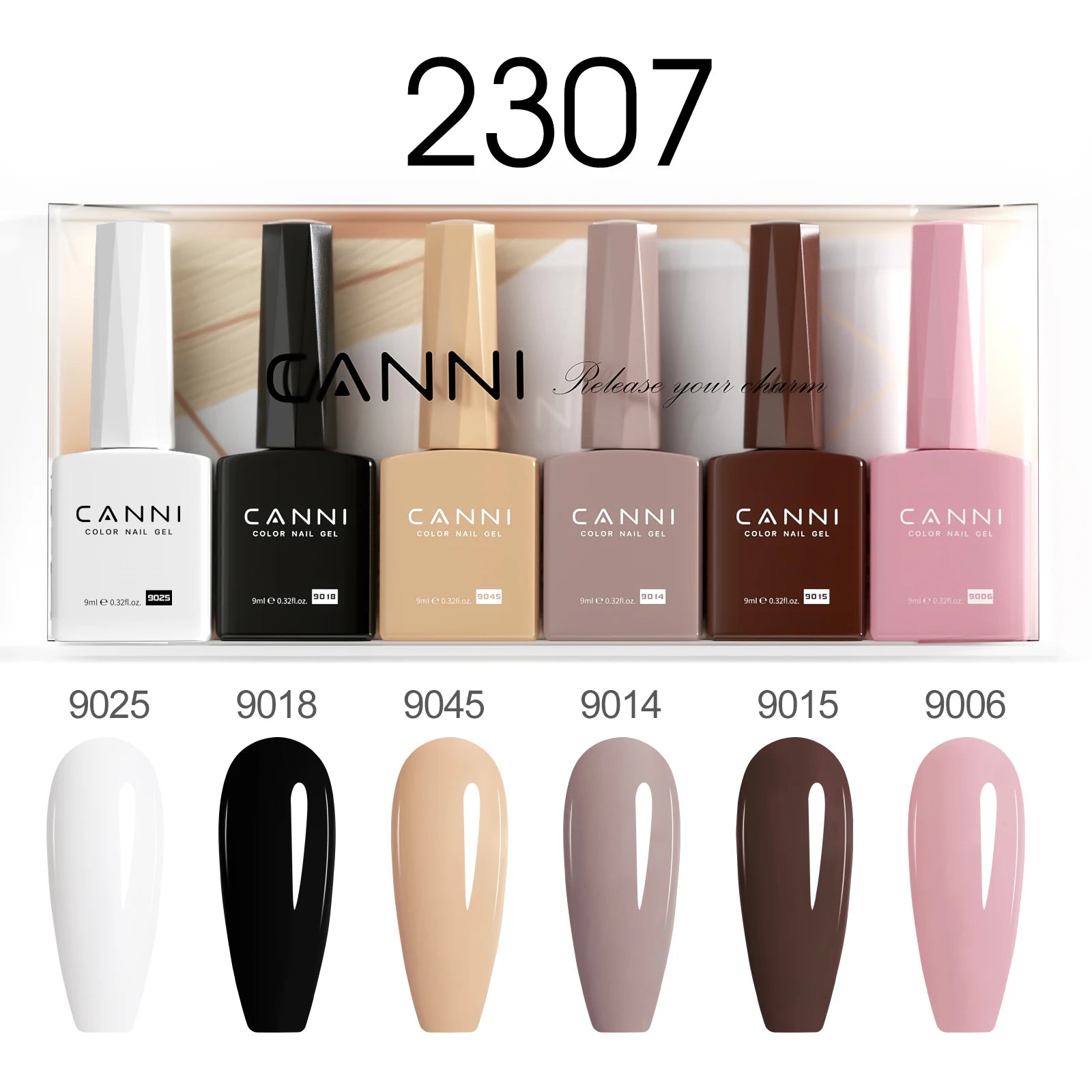 CANNI Set di smalti gel per unghie