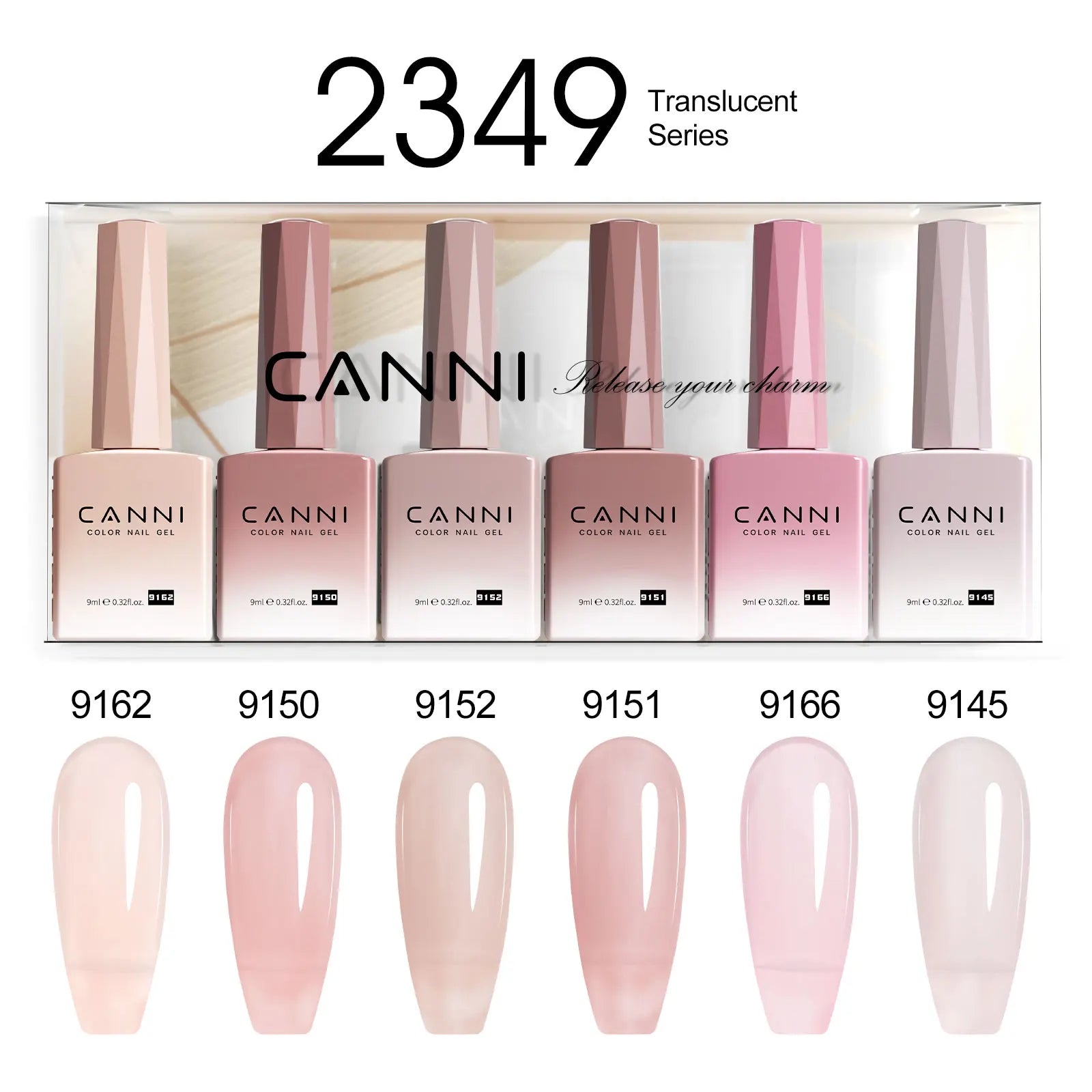 CANNI Set Gel Polish 6pcs