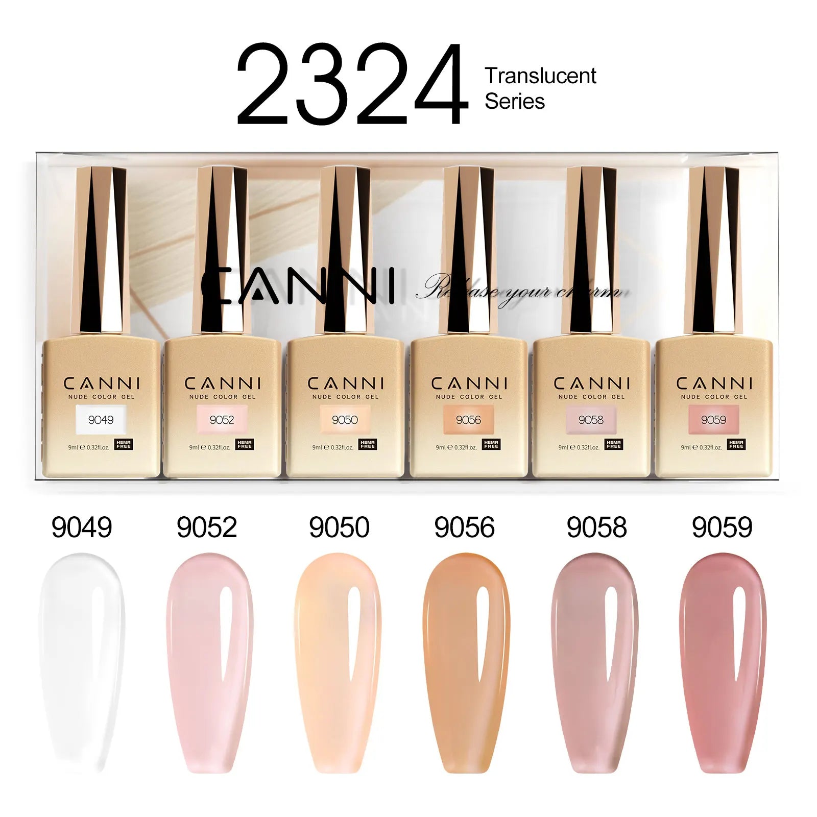 CANNI Set Gel Polish 6pcs