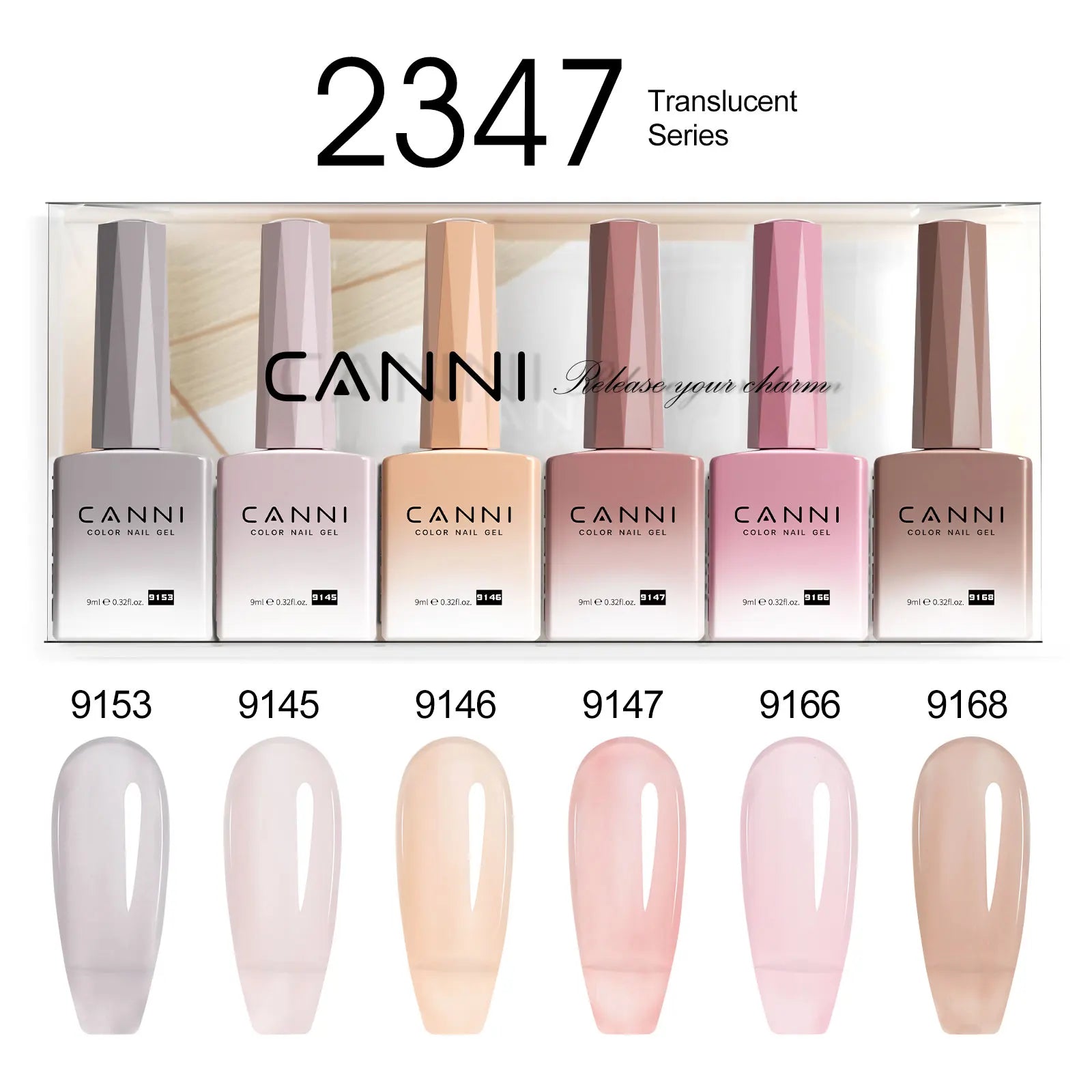 CANNI Set di smalti gel per unghie