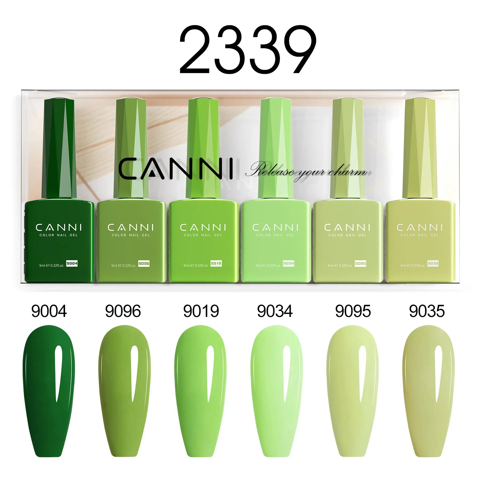 CANNI Set di smalti gel per unghie