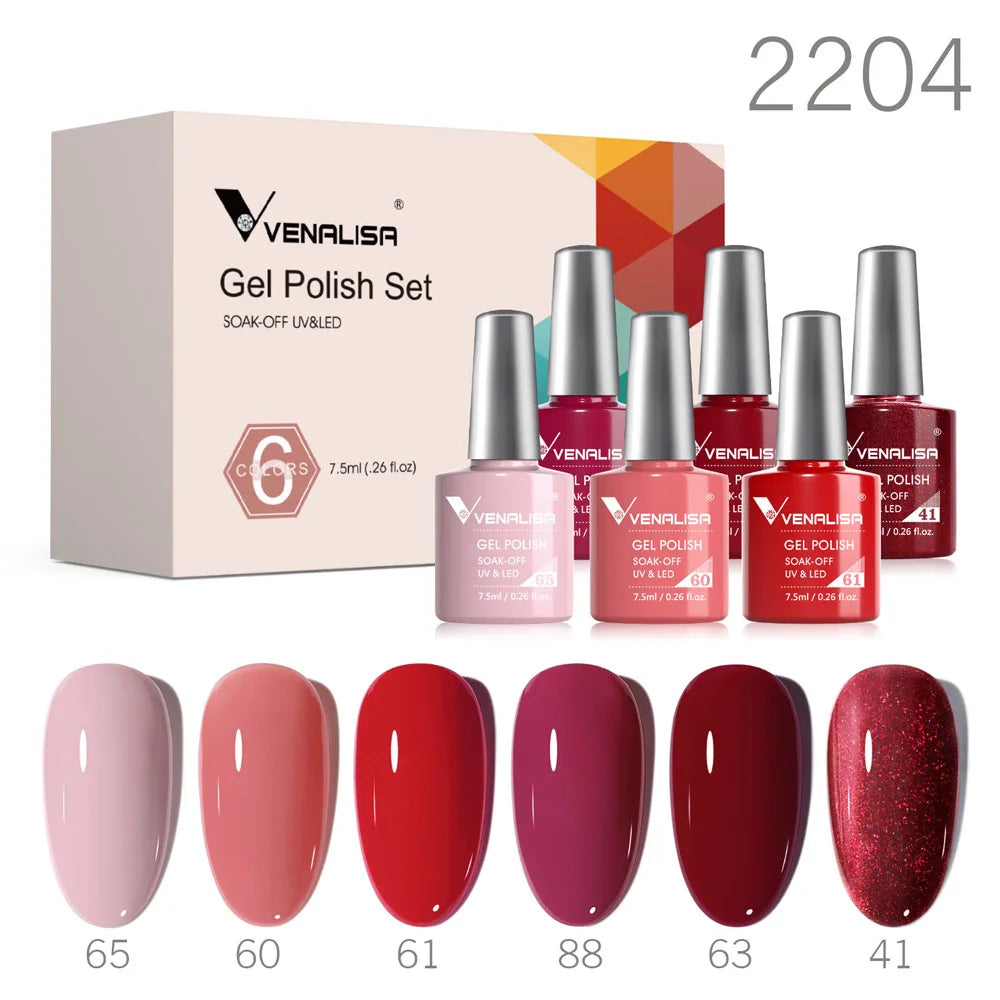 VENALISA Kit Gel Polish 6pcs