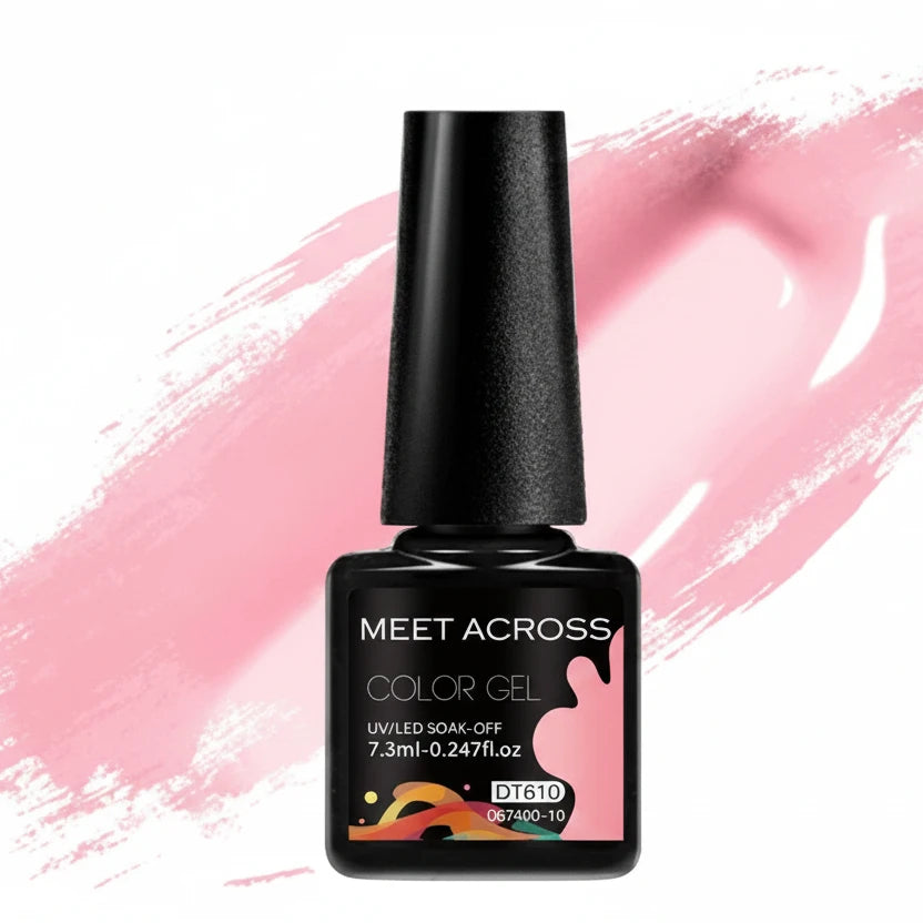 MEET ACROSS Gel Nail Polish Set  Spring Summer