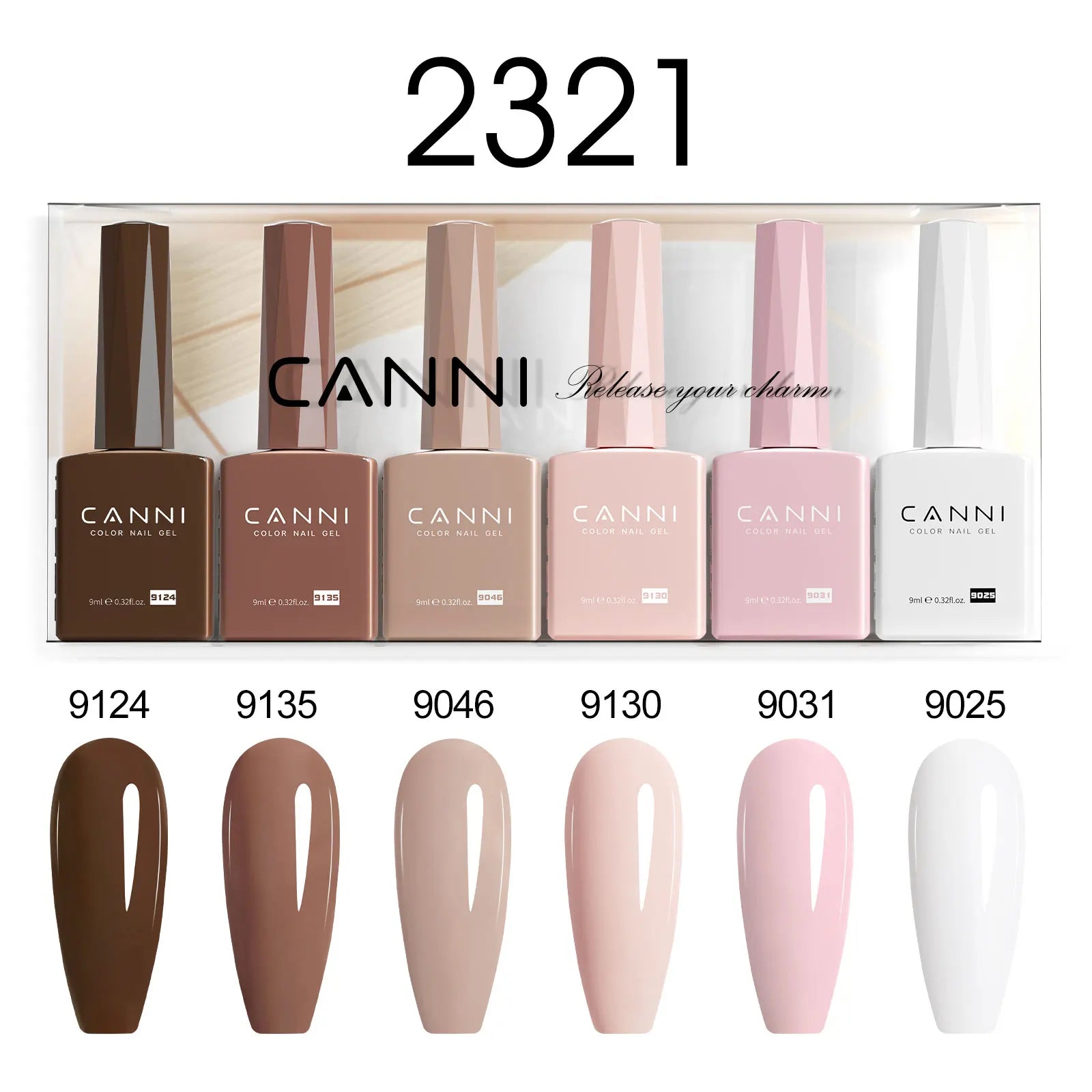 CANNI Set Gel Polish 6pcs