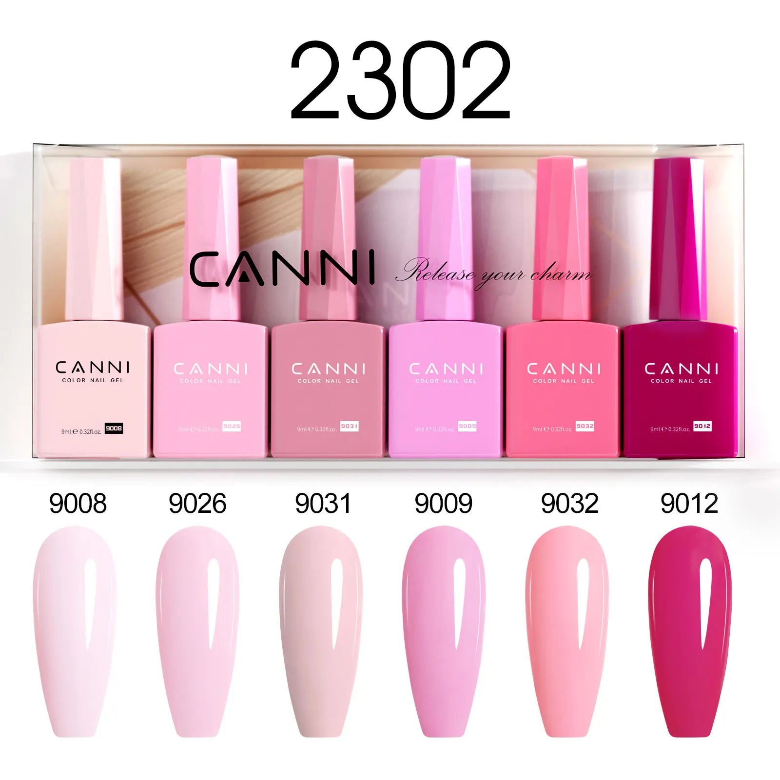 CANNI Set di smalti gel per unghie