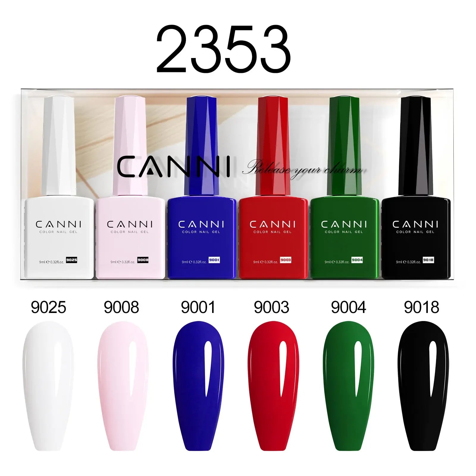 CANNI Set Gel Polish 6pcs
