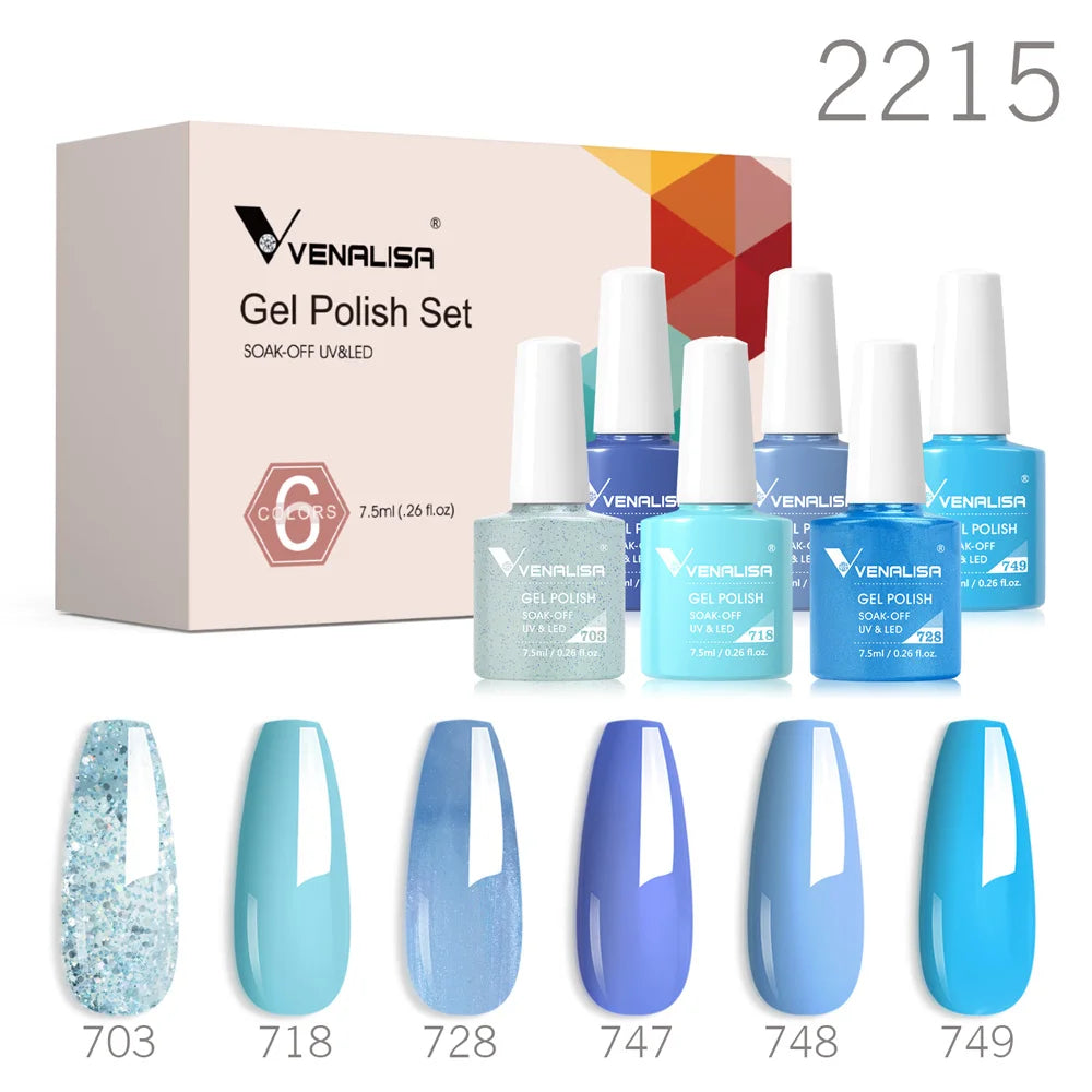 VENALISA Kit Gel Polish 6pcs