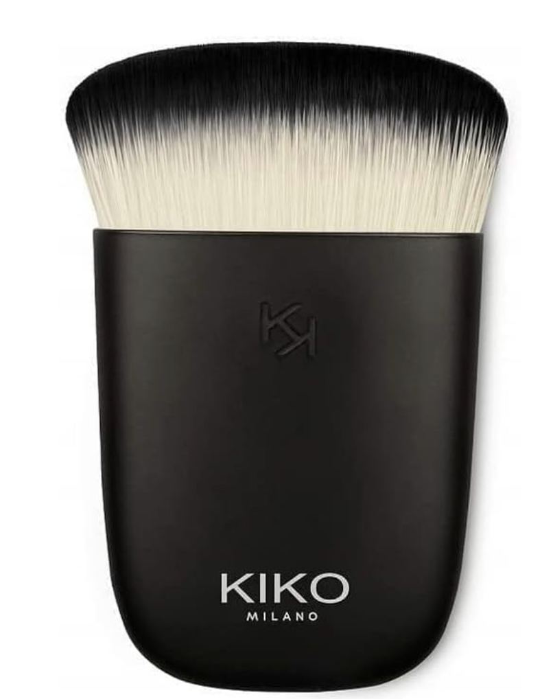 KIKO Milano Face 10 Blush Brush | Pennello Dal Taglio Obliquo per Blush, Terre E Illuminanti, Fibre Naturali