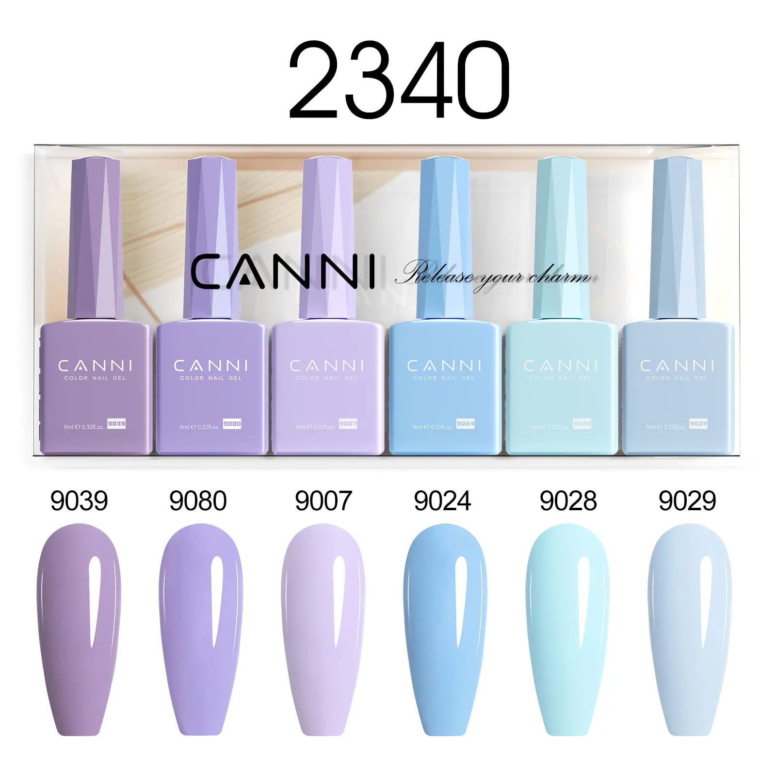 CANNI Set Gel Polish 6pcs